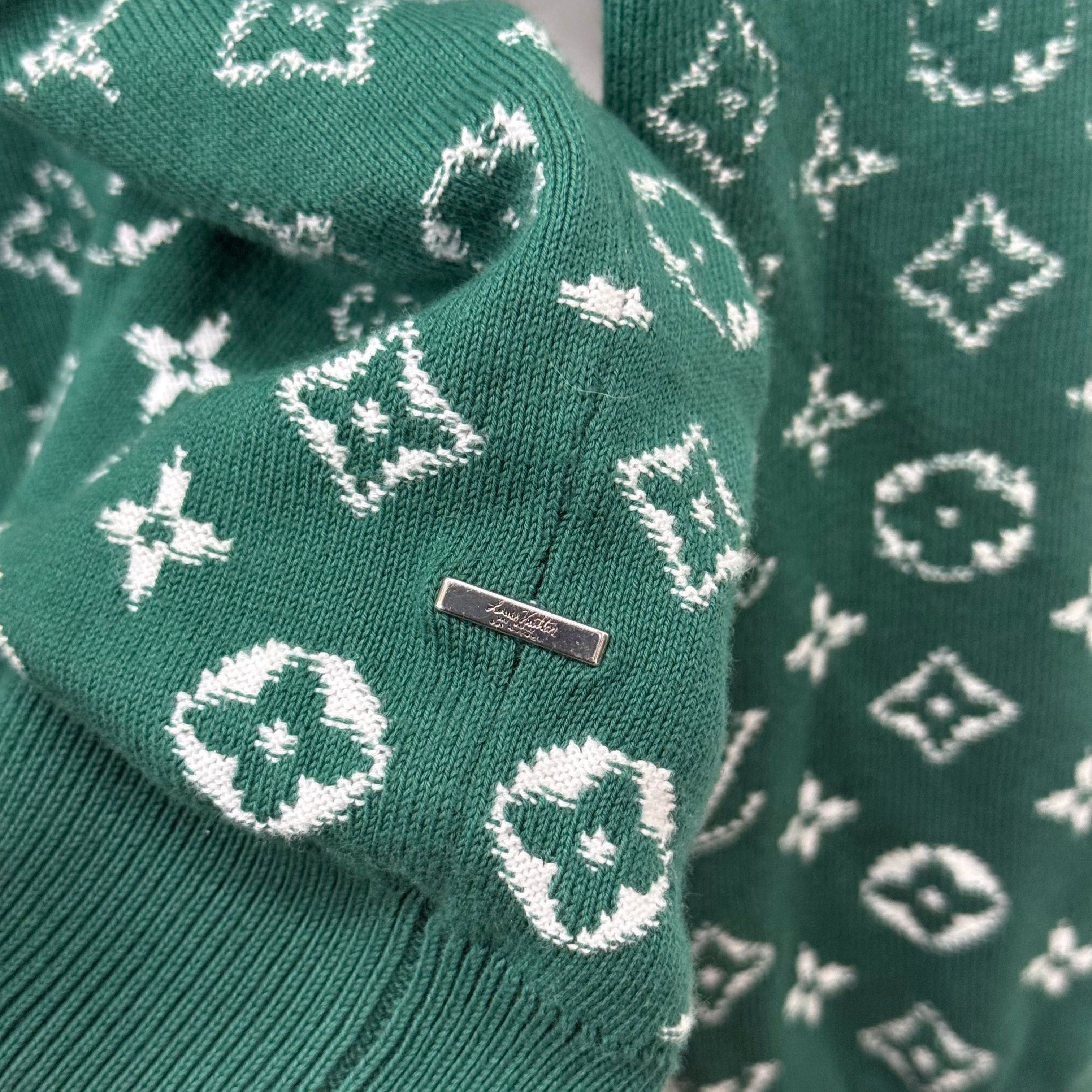 Louis Vuitton Louis Vuitton Monogram Crewneck Green - Size M Size US M / EU 48-50 / 2 - 5 Thumbnail