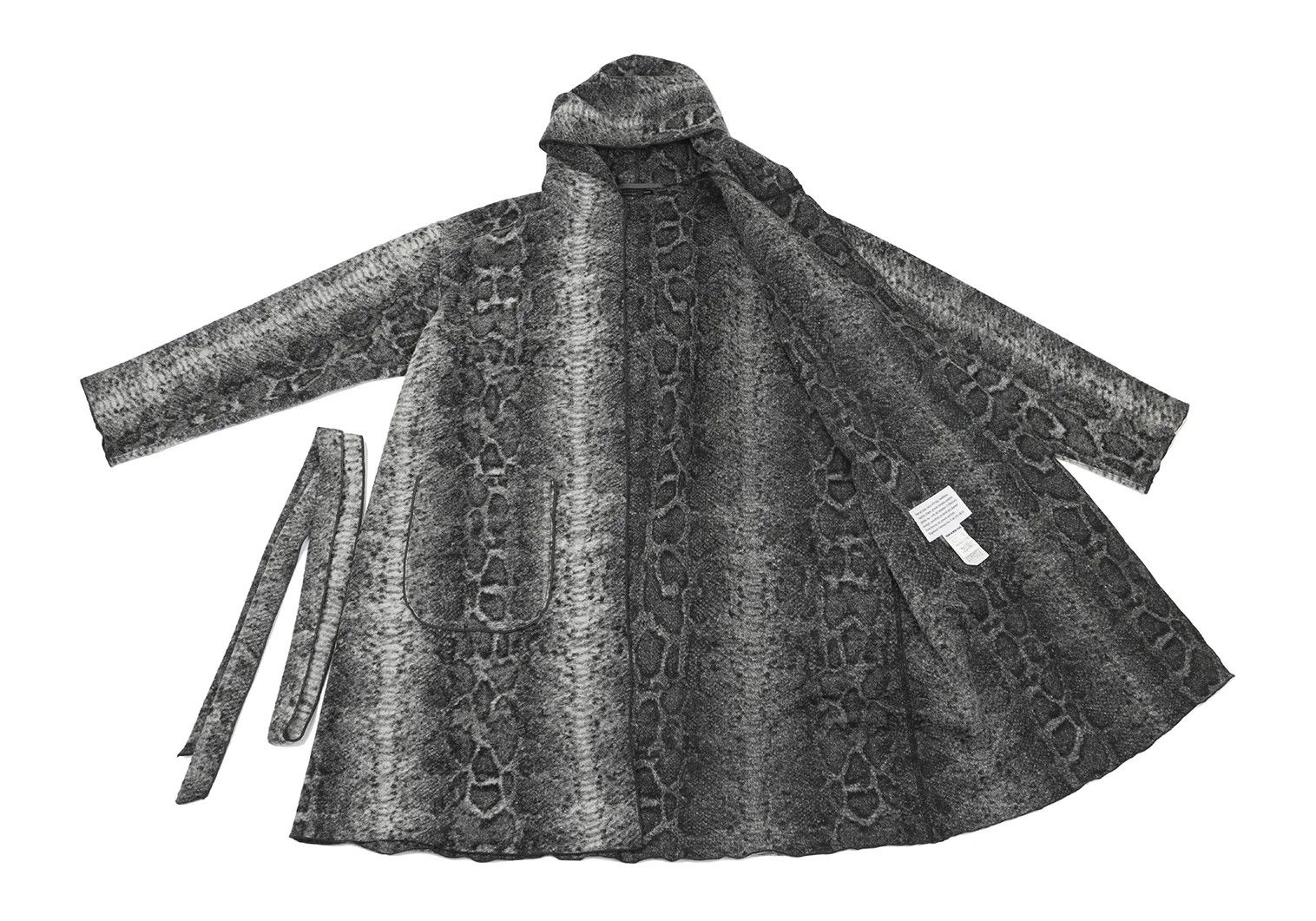 Engineered Garments Python Hooded Gown Coat in Gray, Size M Size US M / EU 48-50 / 2 - 10 Thumbnail