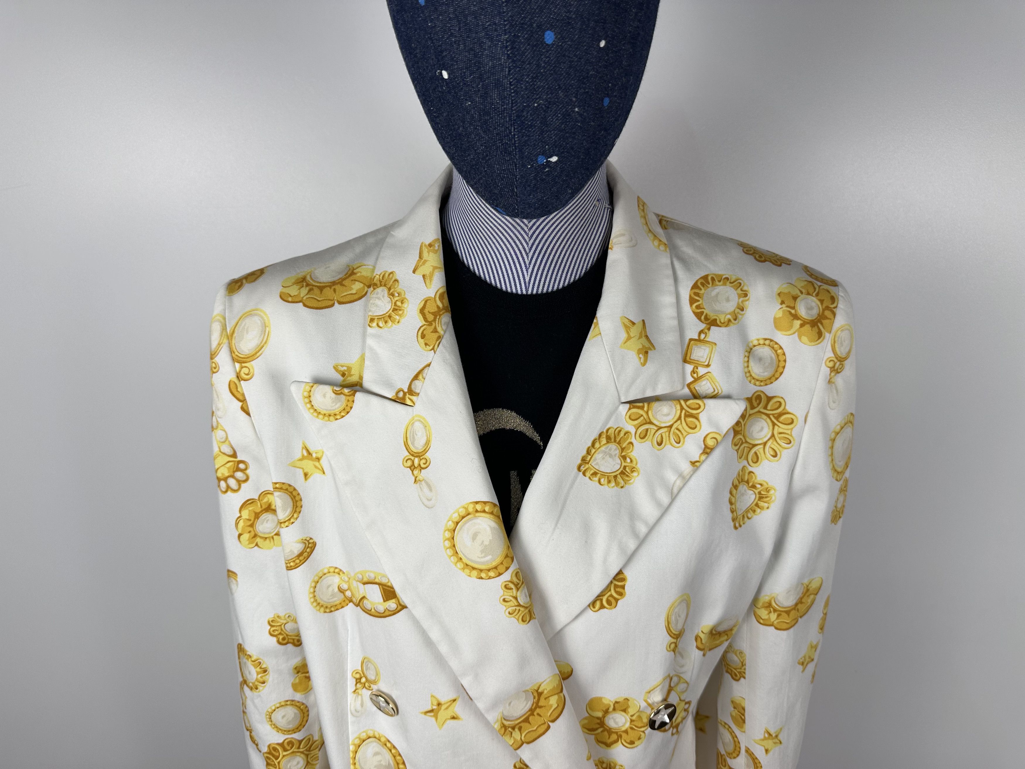 Escada × Escada Sport ESCADA Double Breasted Blazer Jacket Beautiful Buttons Sz 38 Size XS / US 0-2 / IT 36-38 - 3 Thumbnail