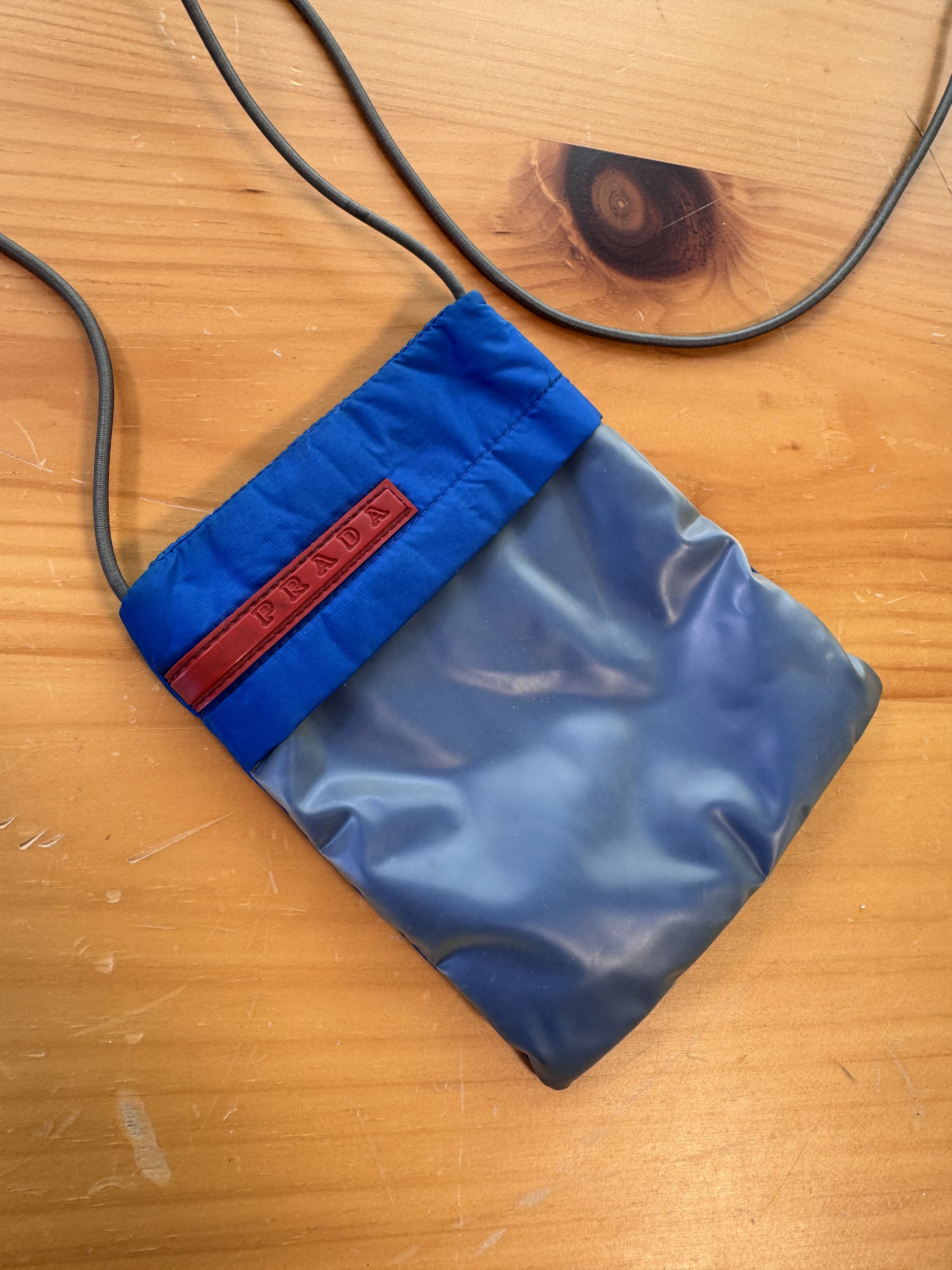Prada SS 99 Prada Crossbody Elastic Cord Pouch Bag Size ONE SIZE - 2 Thumbnail