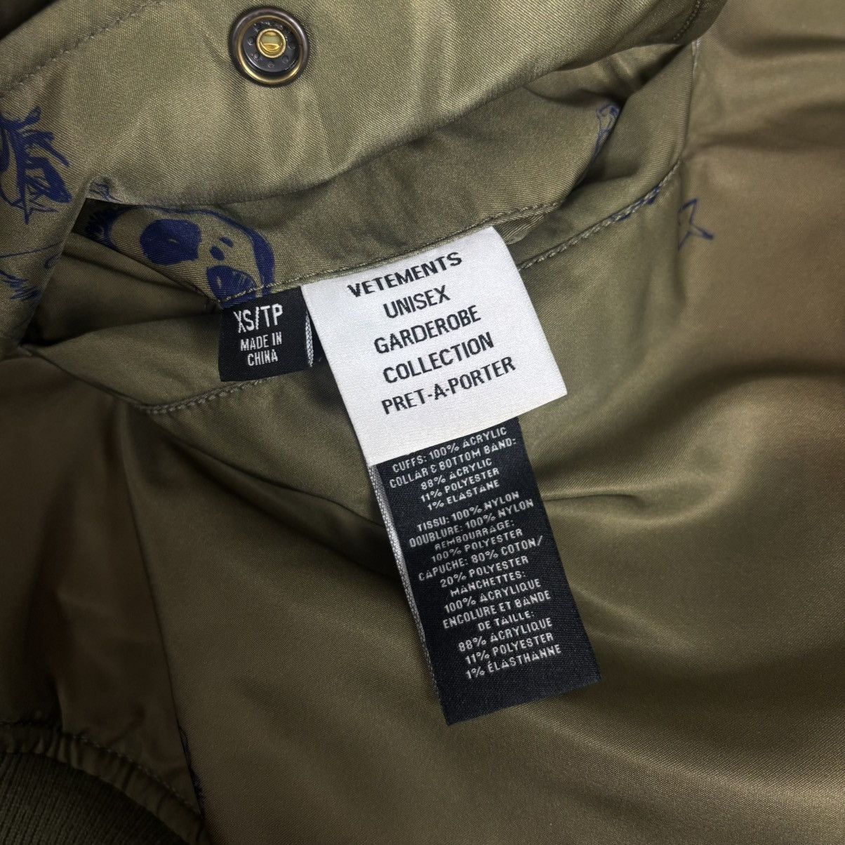 Vetements Vetements x alpha industries bomber jacket scribbles Size US XS / EU 42 / 0 - 6 Thumbnail
