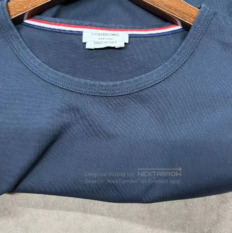 Thom Browne Thom Browne Navy Cotton Women's T-Shirt . Size XS / US 0-2 / IT 36-38 - 3 Thumbnail