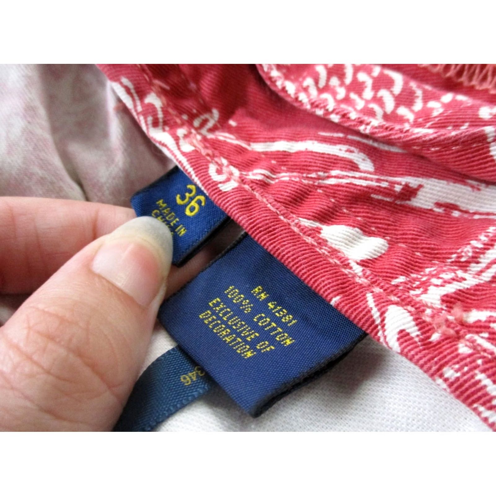 Polo Ralph Lauren Polo Ralph Lauren Shorts Men 36 Red Golf Fish Print Logo Preppy Relaxed Pony Size US M / EU 48-50 / 2 - 7 Thumbnail