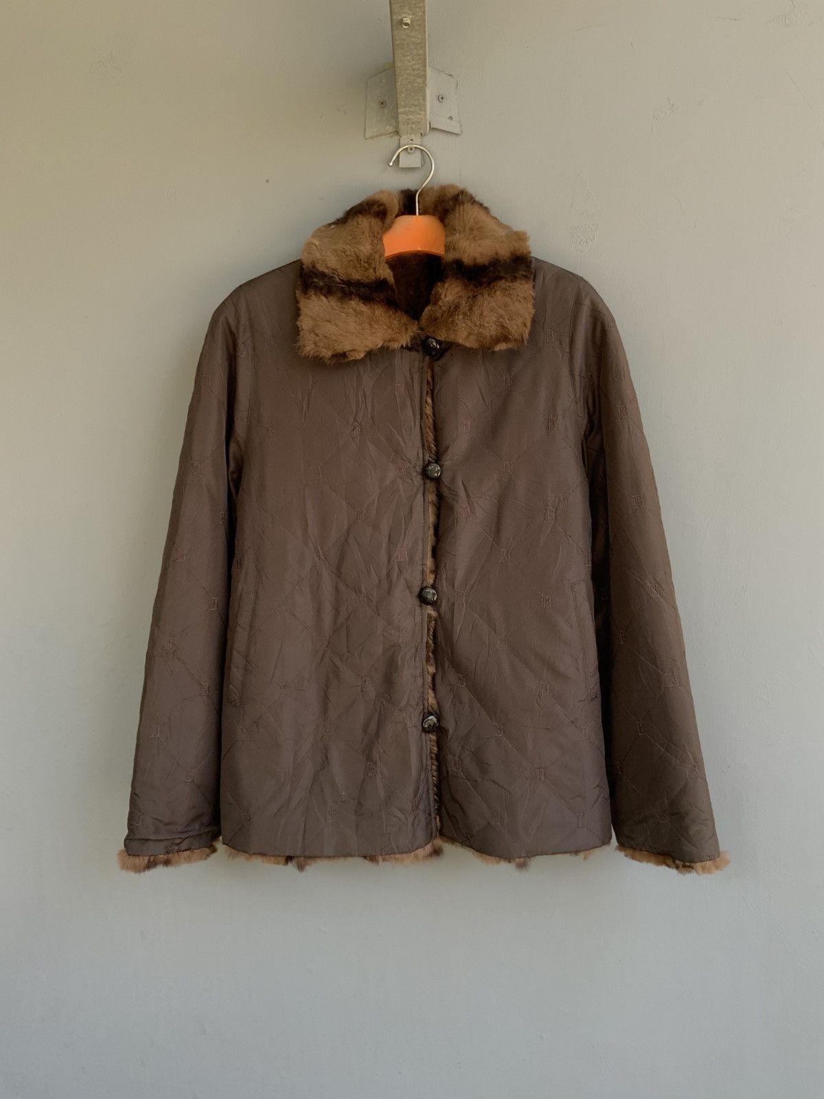 Balmain Balmain Rabbit Fur Jacket Reversible Size US M / EU 48-50 / 2 - 4 Thumbnail