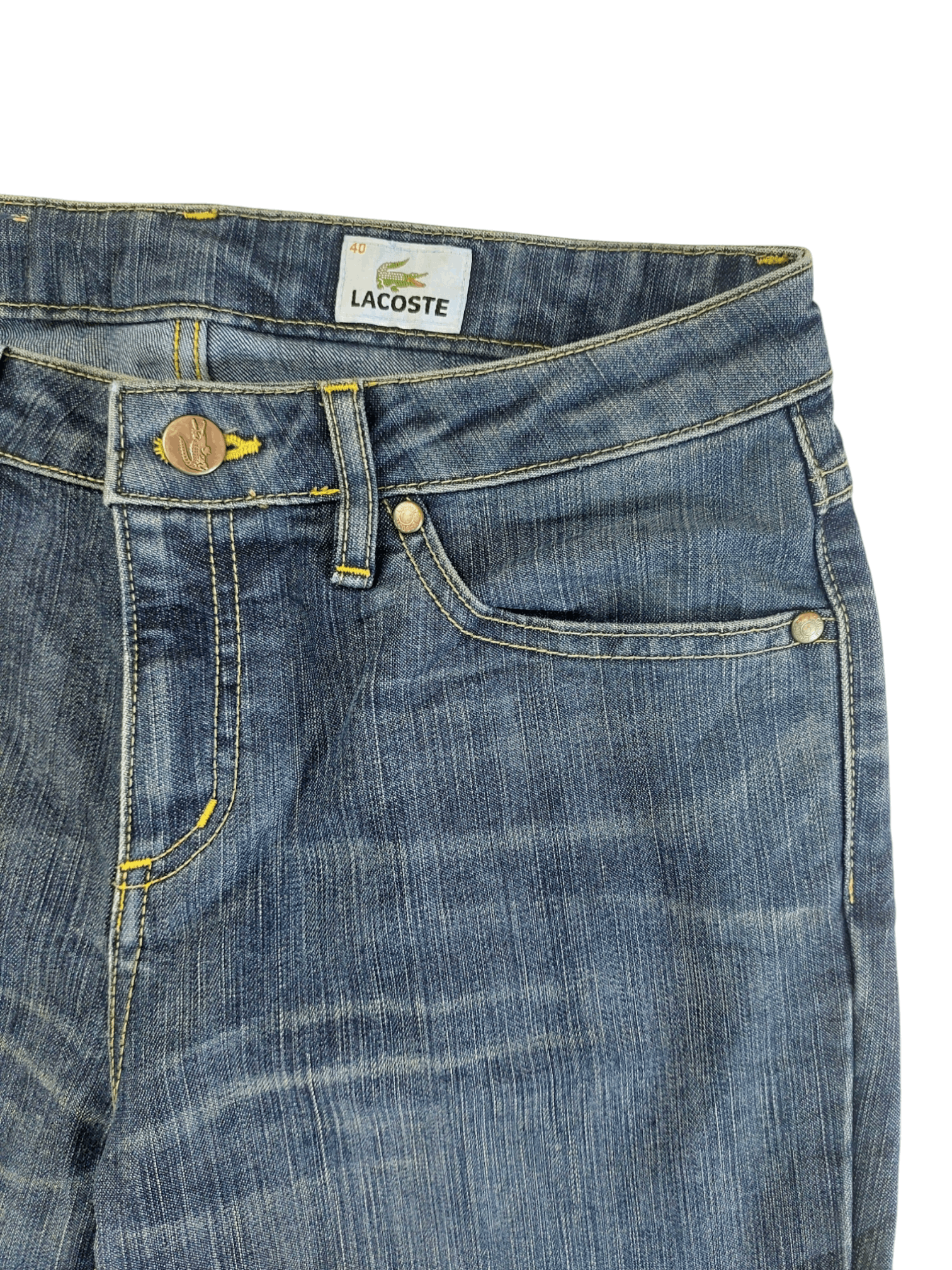 Lacoste Flare Vintage Lacoste Made in Japan Denim Size 26" / US 2 / IT 38 - 6 Thumbnail