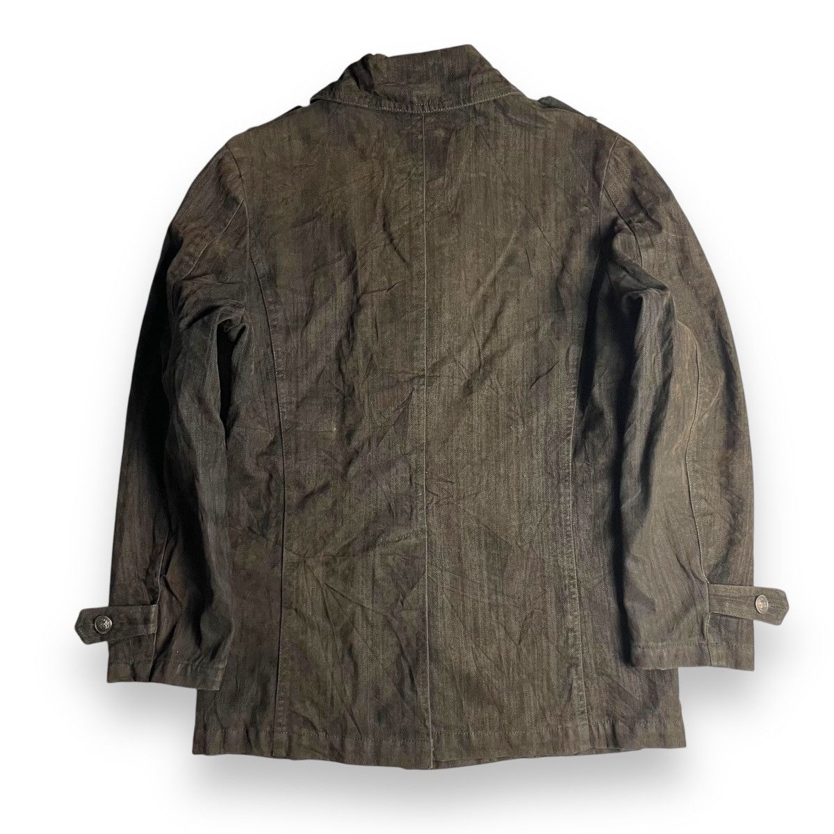 If Six Was Nine 🇯🇵 ROUSHATTE STANDARD GOTHIC MILITARY DENIM JACKET Size US L / EU 52-54 / 3 - 2 Thumbnail