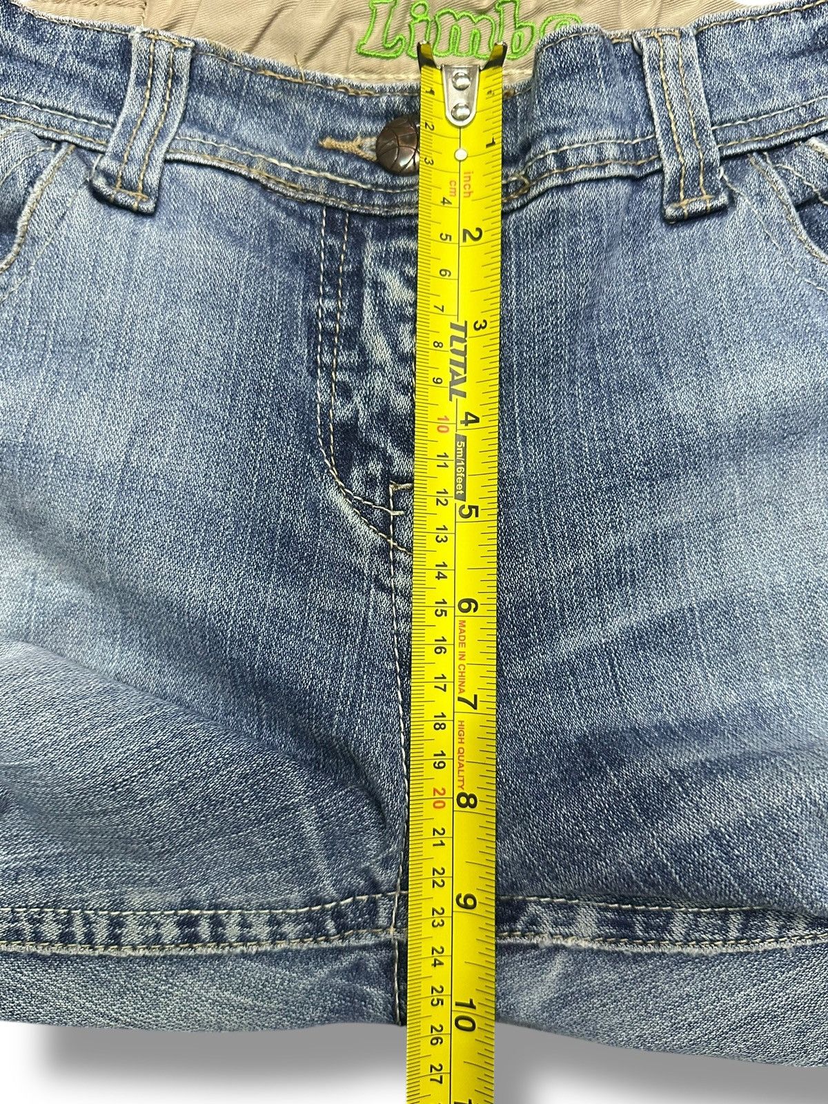 Other Vintage Distressed Limbo Denim Straight Leg Light BlueWash Size US 34 / EU 50 - 19 Thumbnail