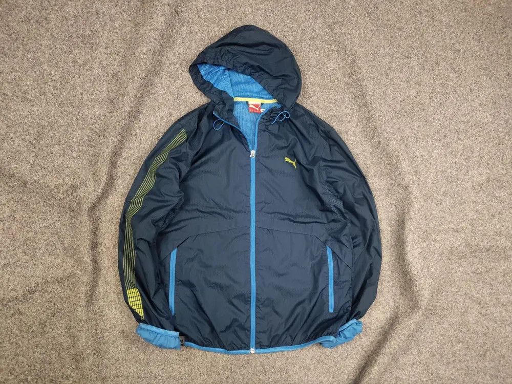 Puma Vintage Puma Light Zip Windbreaker Hoodie Jacket Y2K Style Size US M / EU 48-50 / 2 - 1 Thumbnail