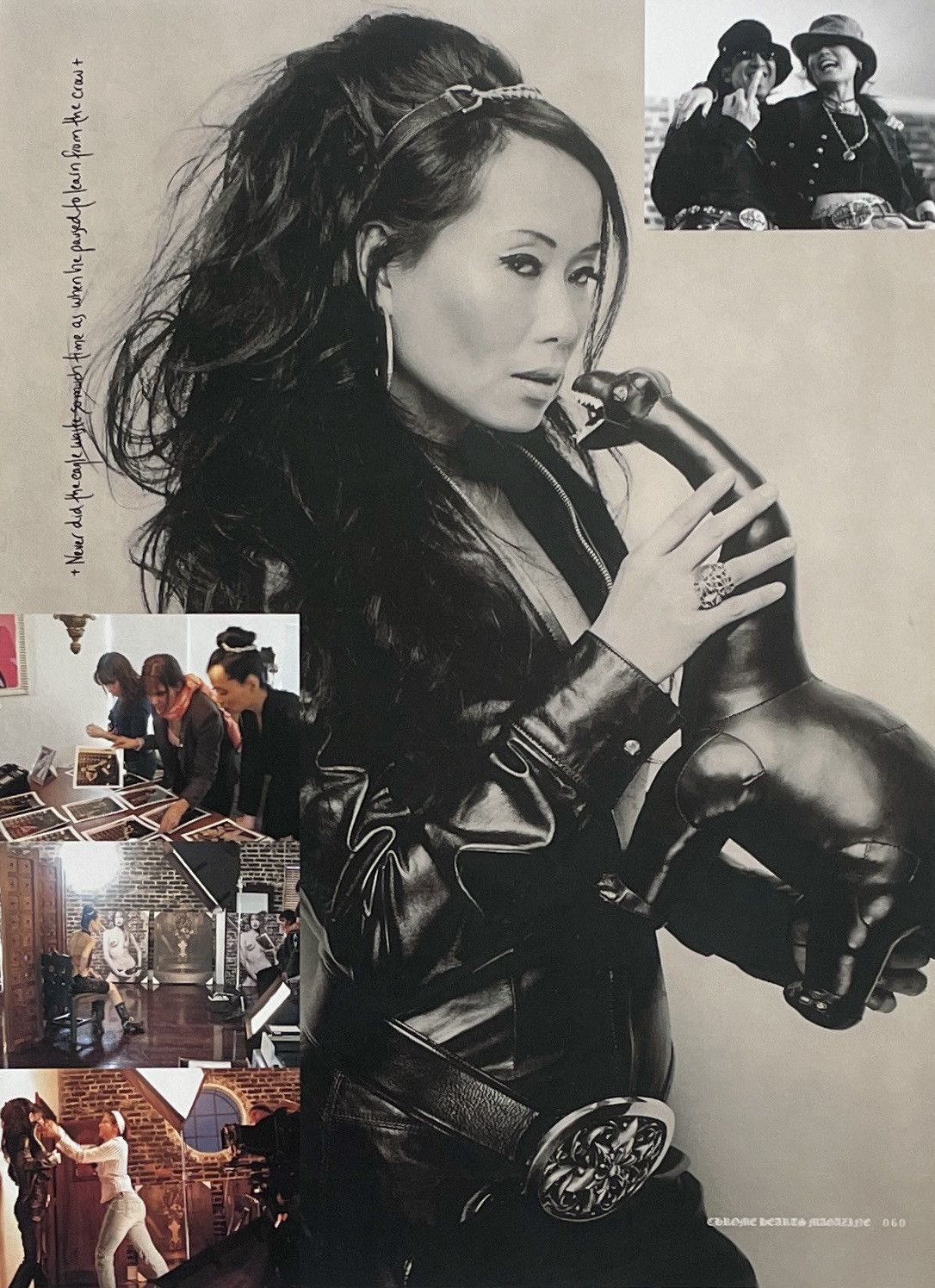 Chrome Hearts Chrome Hearts lady with stuffed Dino photo framed 9x11 Size ONE SIZE - 2 Thumbnail