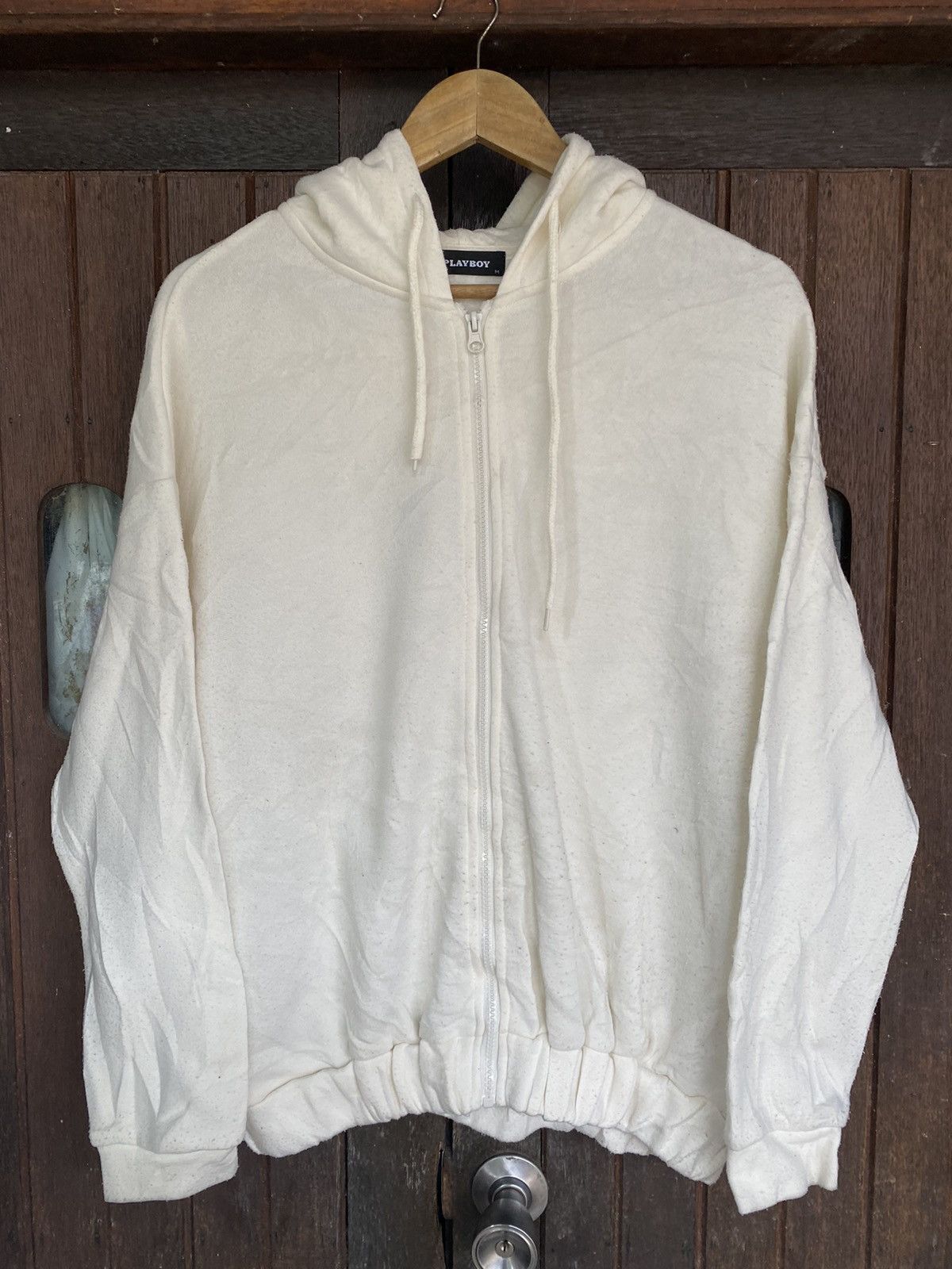 Playboy Playboy Freedom Zip Up White Hoodies Size M / US 6-8 / IT 42-44 - 2 Thumbnail