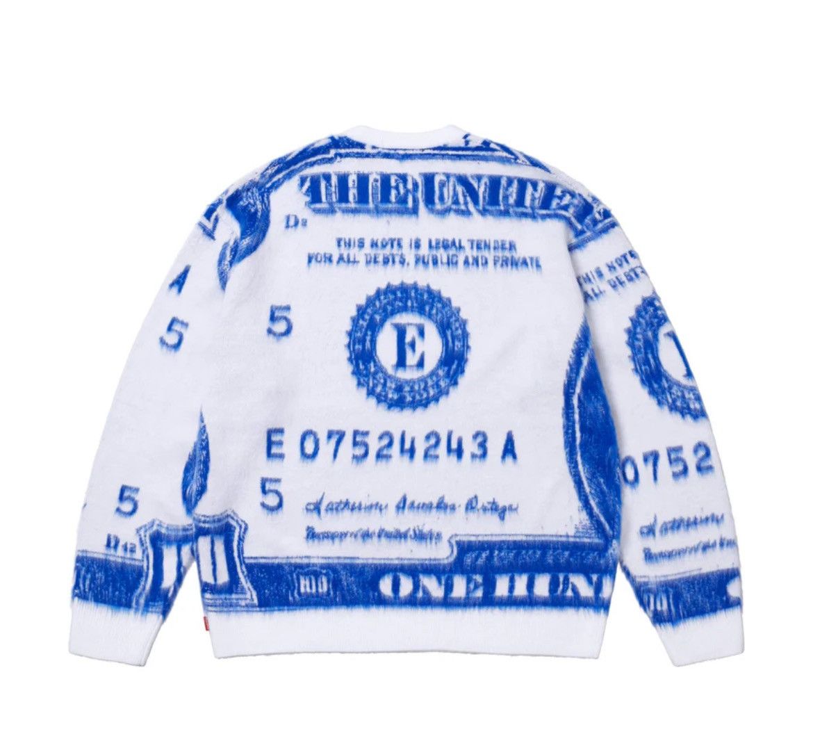Supreme × Vintage Supreme Money Sweater White Size US L / EU 52-54 / 3 - 2 Thumbnail