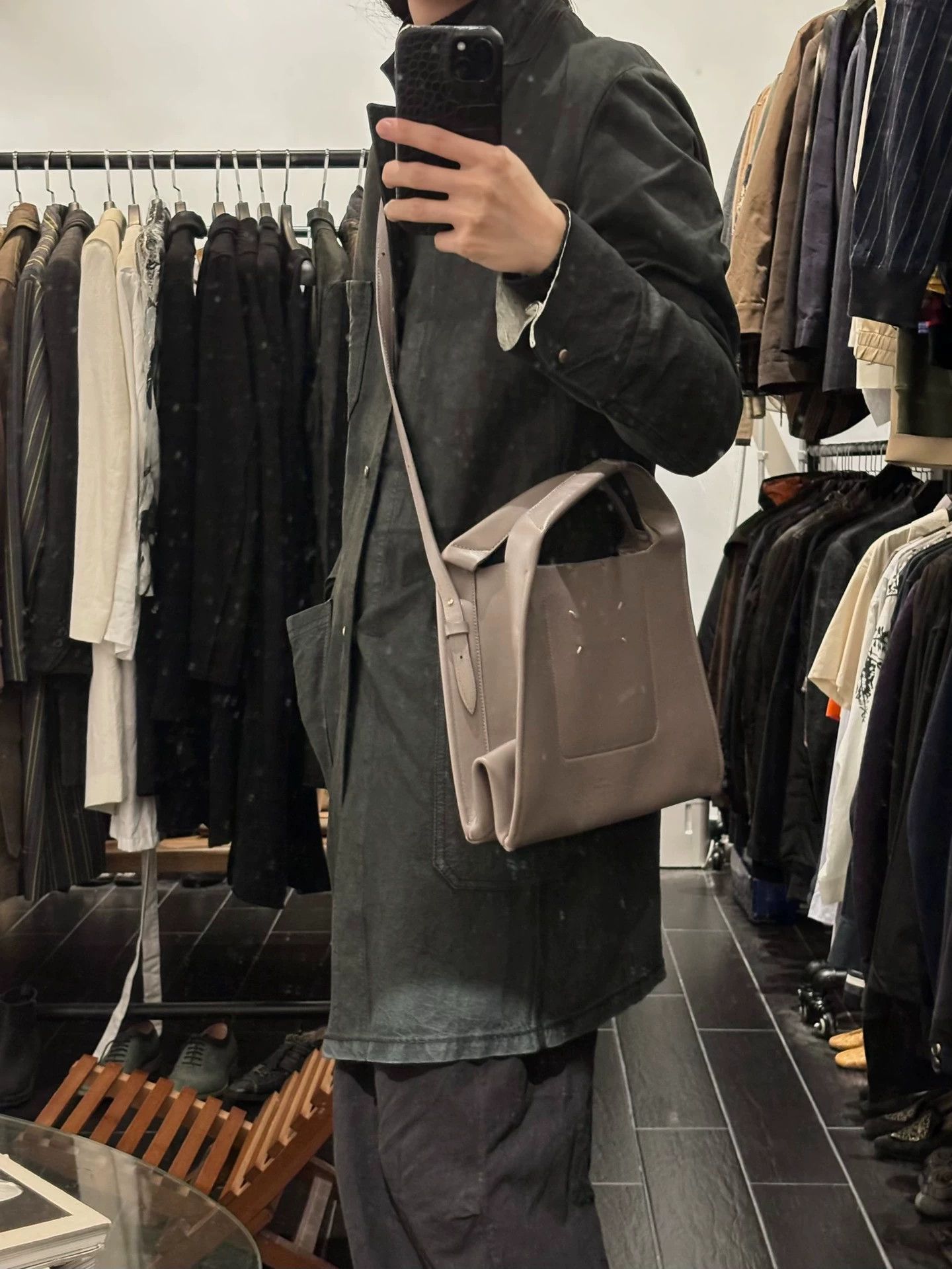 Maison Margiela Maison Margiela FW17 1Piece Elephant Grey Crossbody Bag Size ONE SIZE - 2 Thumbnail