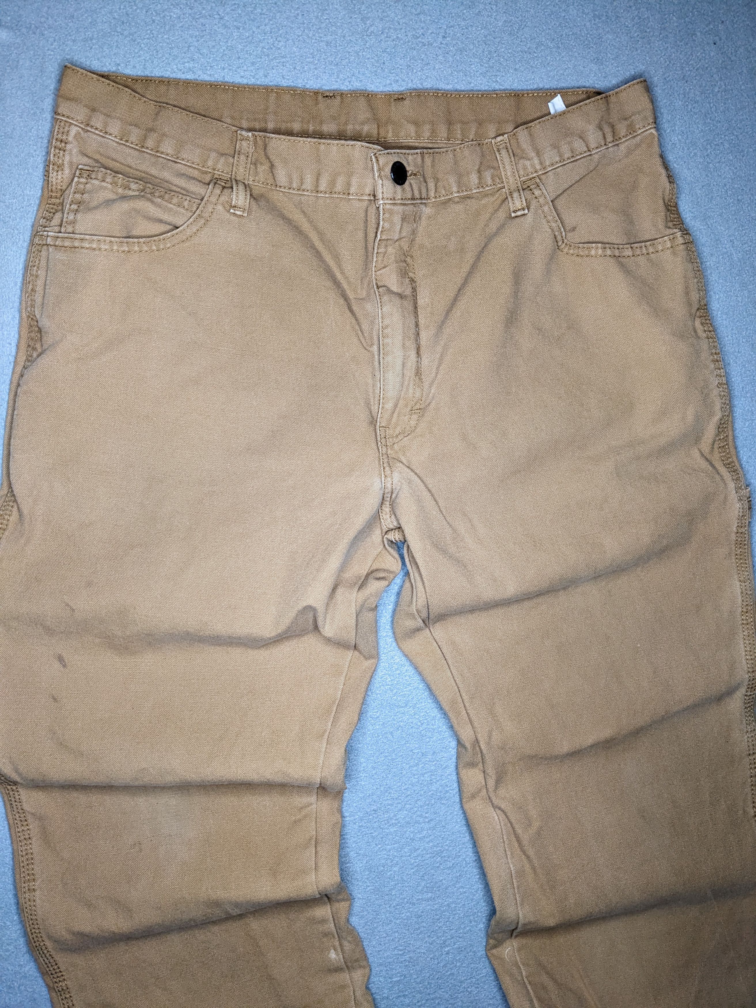 Dickies Dickies Carpenter Pants 35x30 Canvas Distressed Baggy Faded Size US 35 - 6 Thumbnail