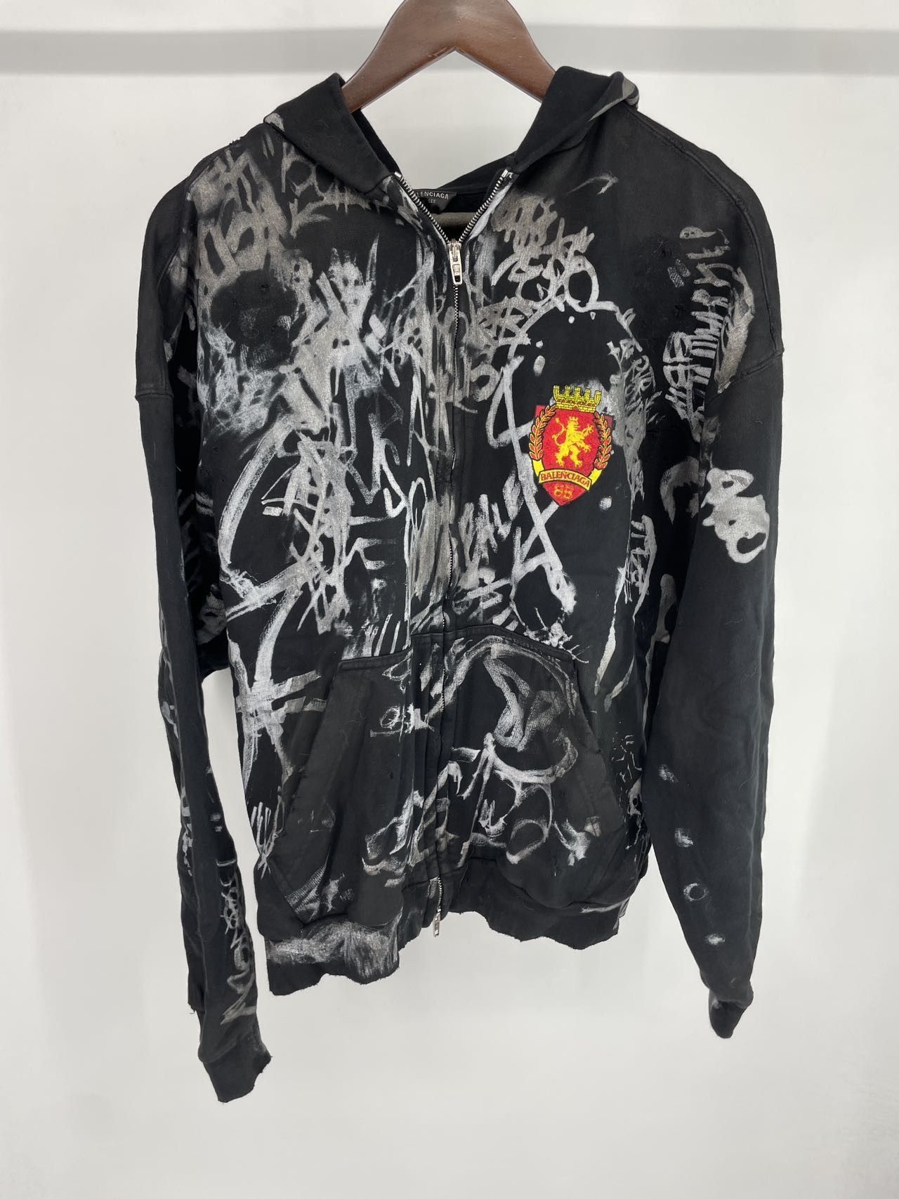 Balenciaga Balenciaga black skater hoodie Size US XS / EU 42 / 0 - 1 Thumbnail