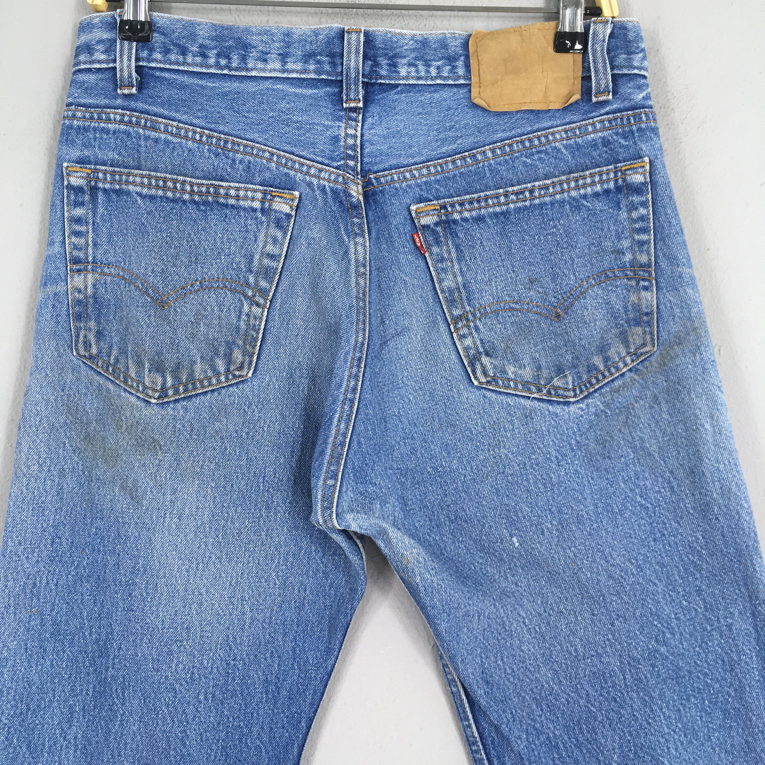 Levi's Size 30x31 Vintage Levi's 501 Faded Blue Jeans S1350 Size US 30 / EU 46 - 8 Thumbnail