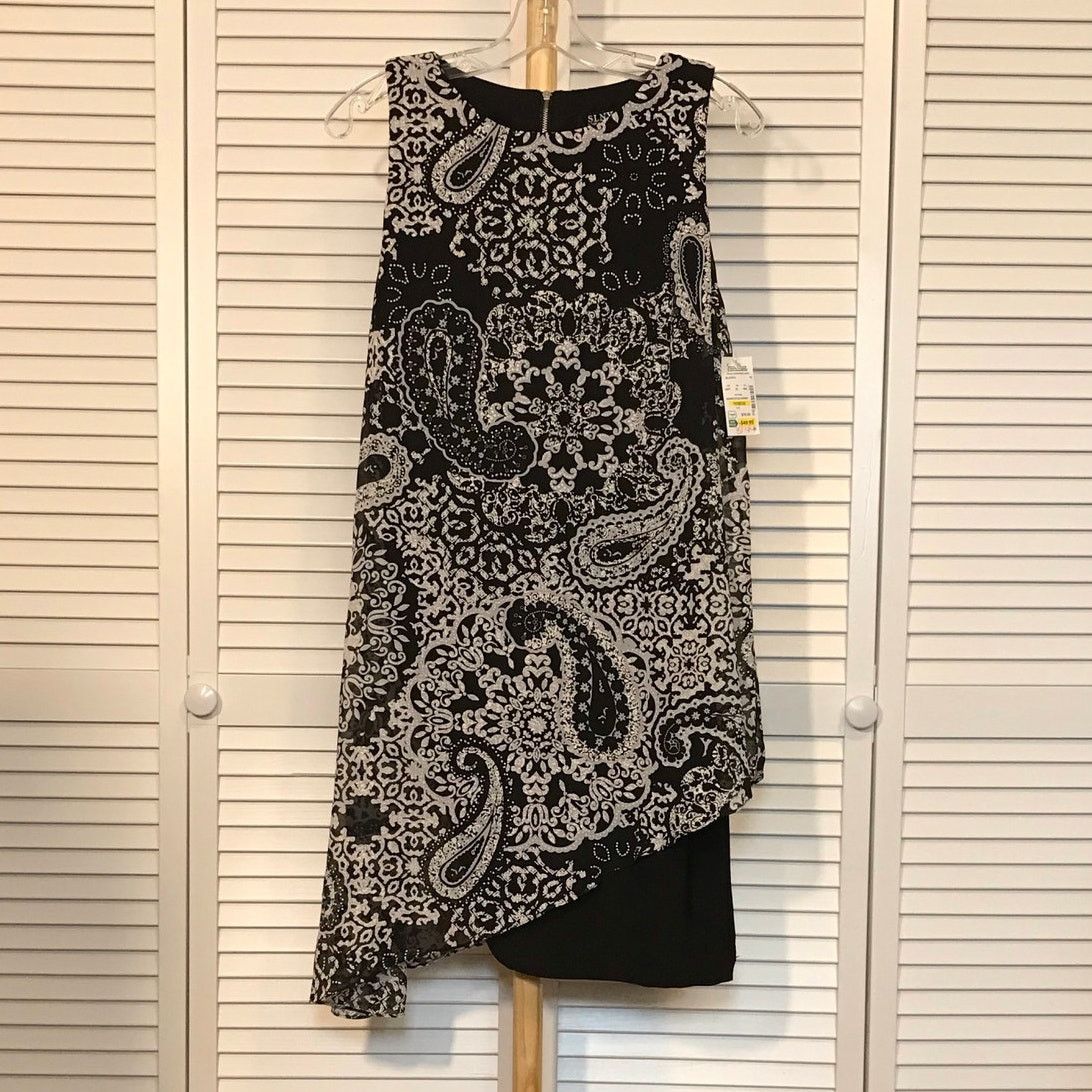 Other NWT SLNY Boho Chic Paisley Asymmetrical Shift Midi Dress 10 Size L / US 10 / IT 46 - 1 Thumbnail