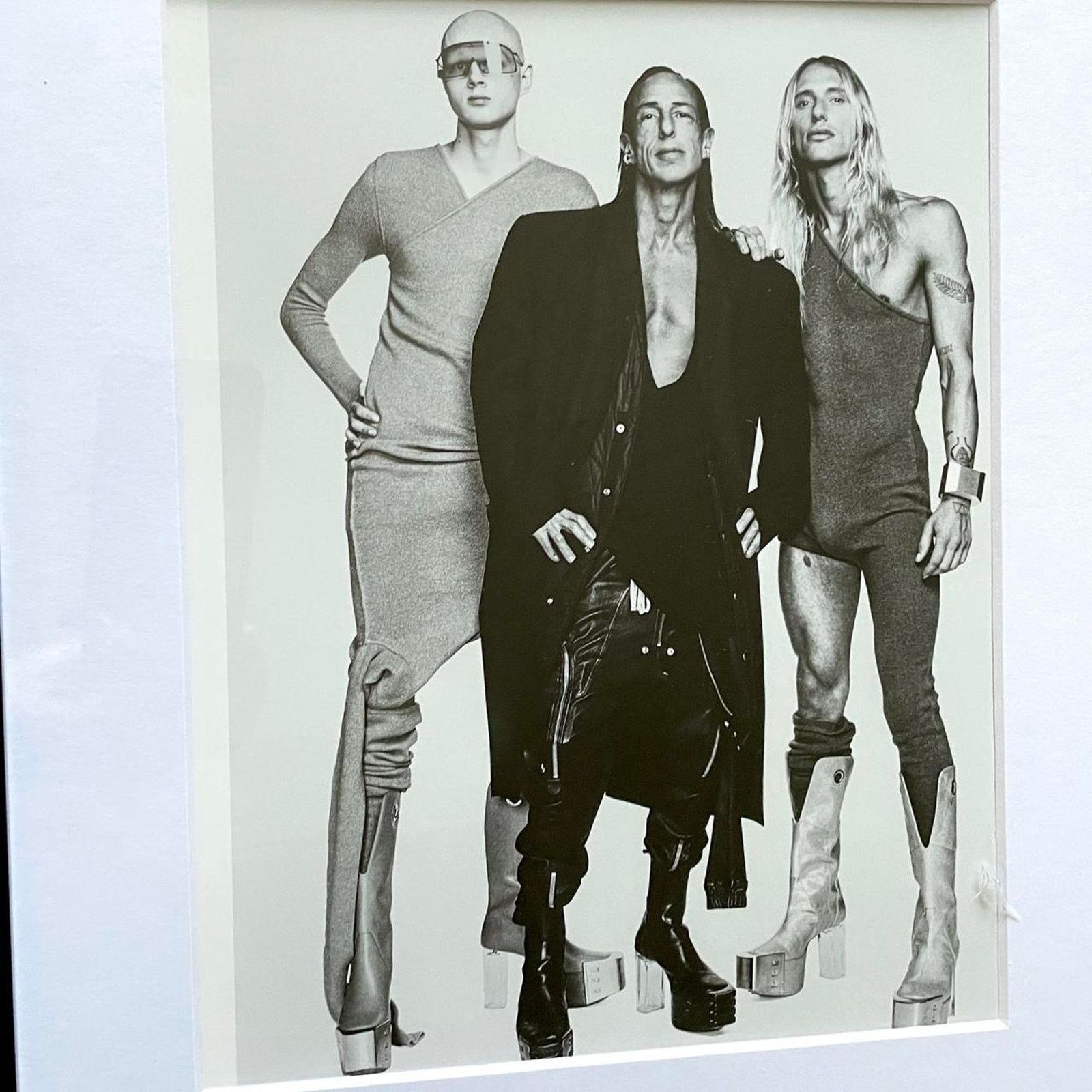 Designer Rick Owens Magazine cutout Archive framed poster 9x11 Size ONE SIZE - 2 Thumbnail
