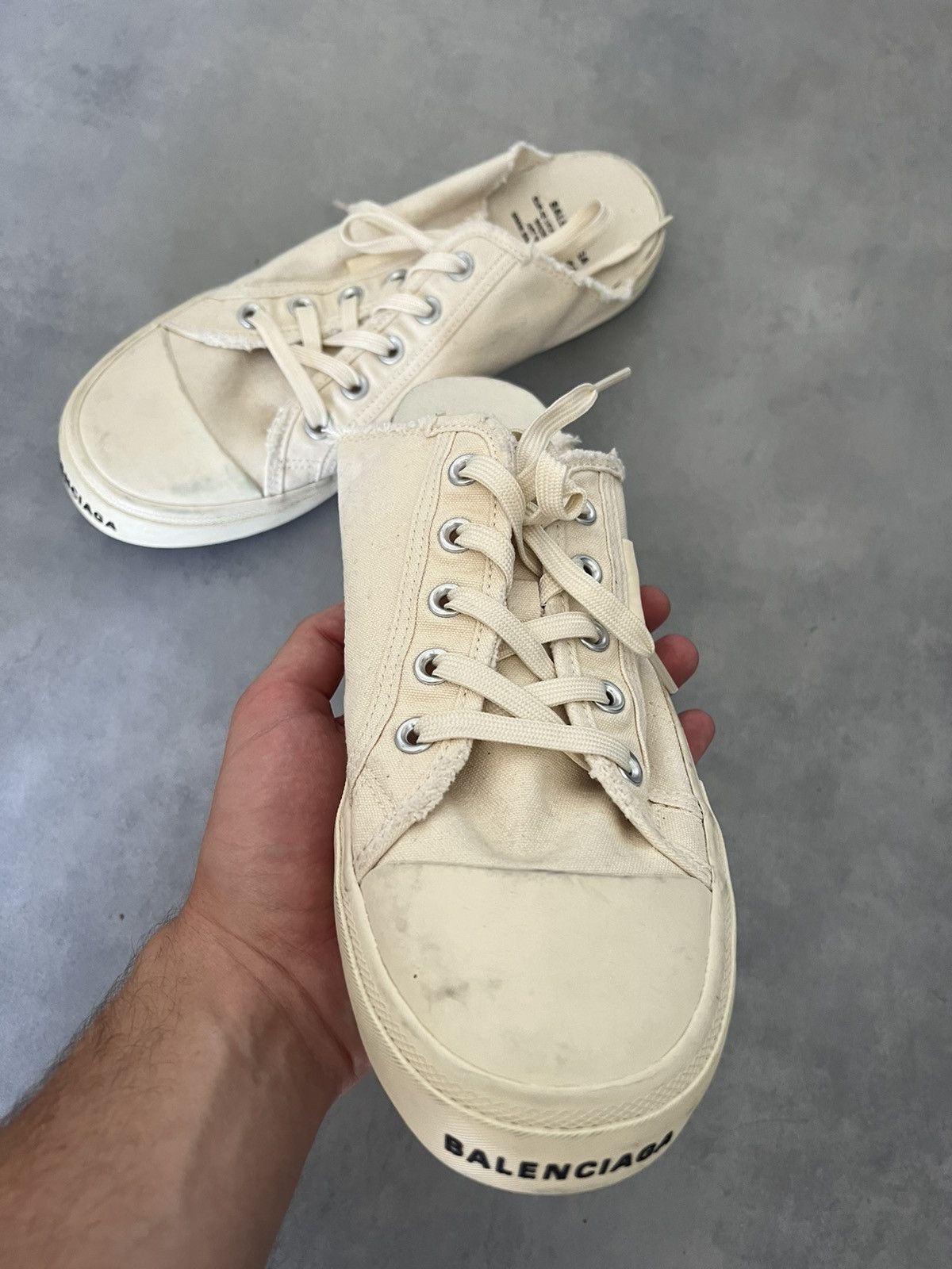 Balenciaga Balenciaga Paris Mule Sneaker Size US 9 / EU 42 - 4 Thumbnail