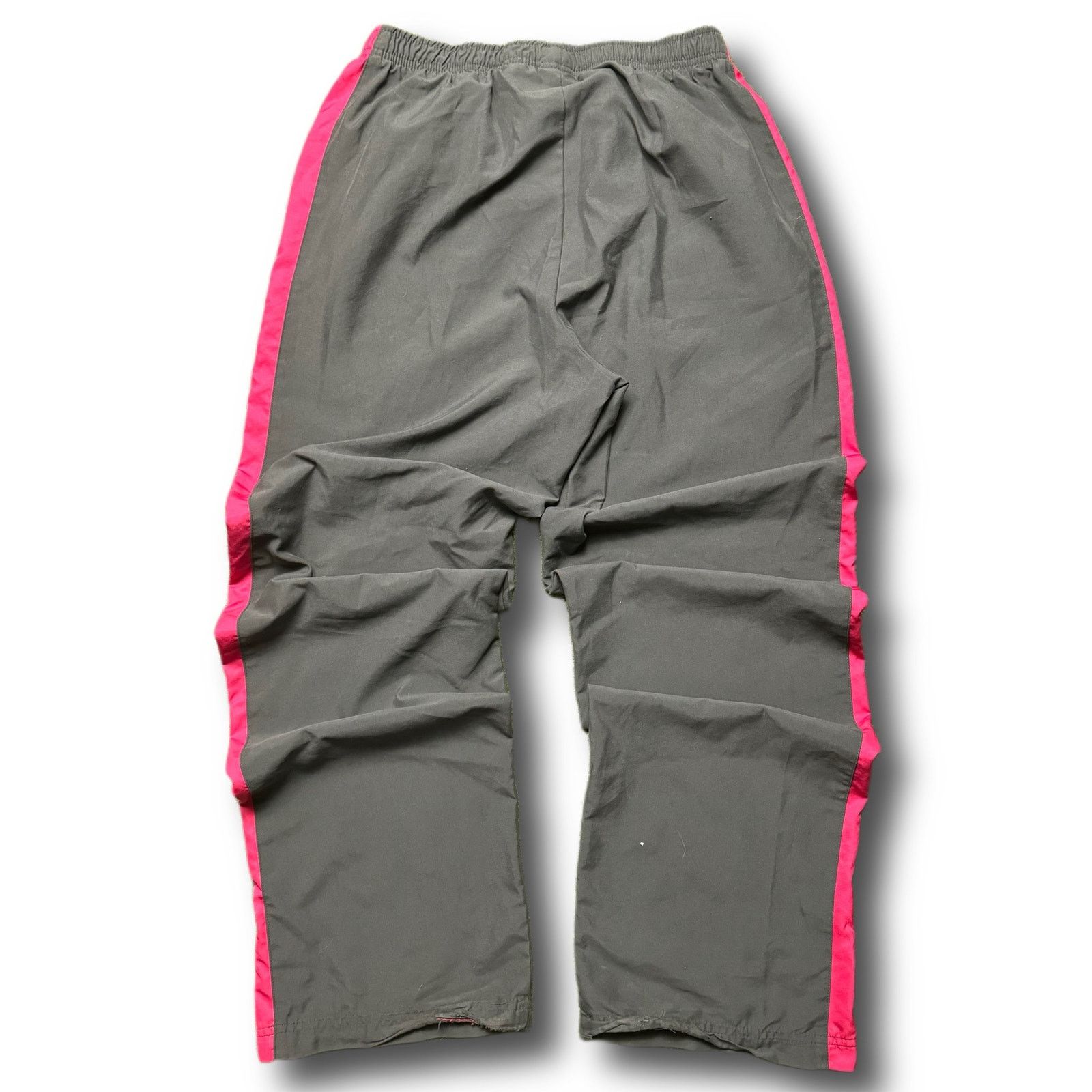 Nike Nike Y2K 2000s Vintage Gray White Windbreaker Atheltic Pants Size US 30 / EU 46 - 2 Thumbnail