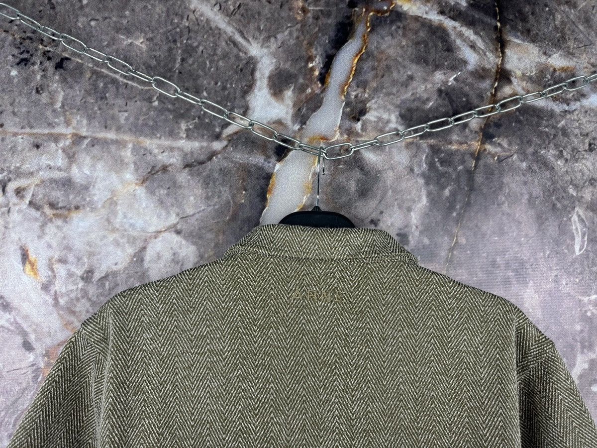 Other ARNE Herringbone Textured Zip Polo Shirt Short Sleeve Size US M / EU 48-50 / 2 - 11 Thumbnail