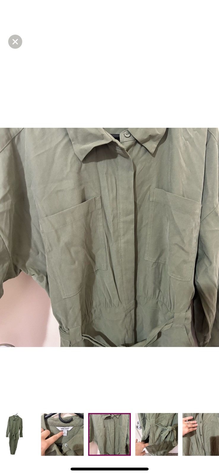 Nine West Nine West XL long sleeve utility jumpsuit Size 36" / US 14 / IT 50 - 6 Thumbnail