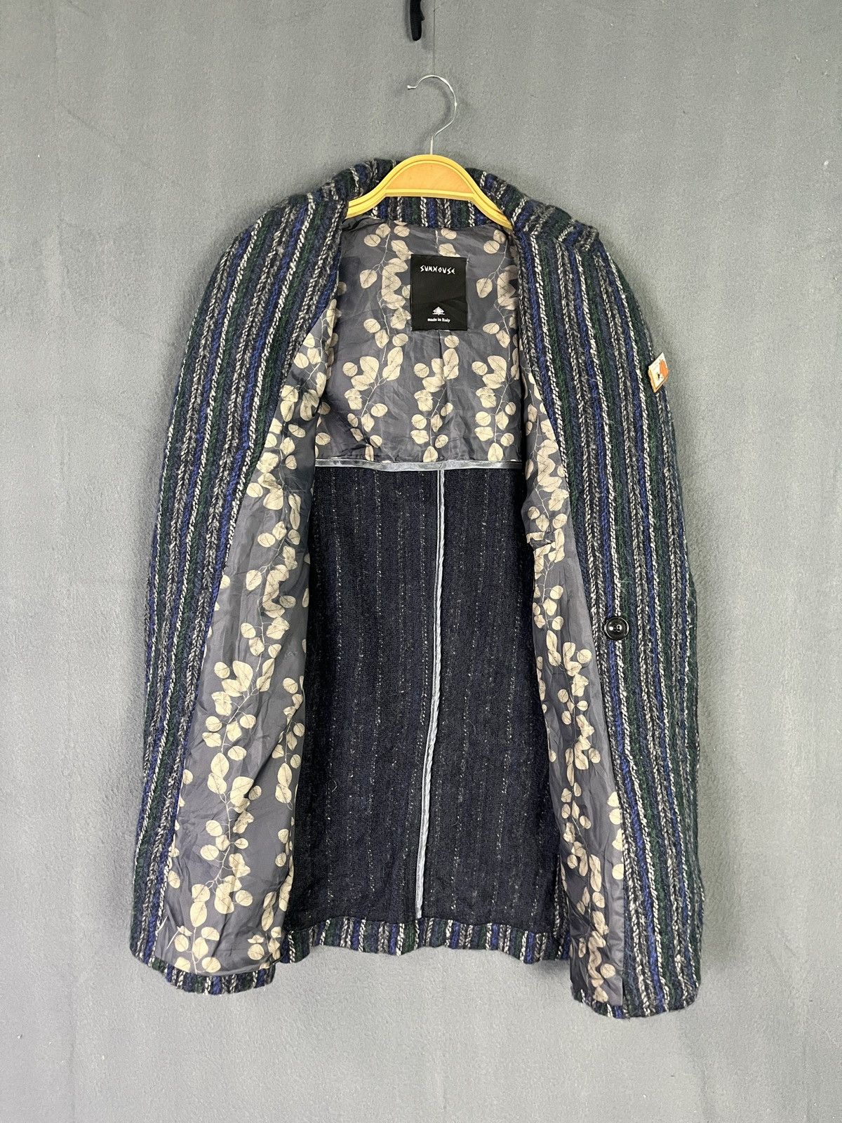 Vintage Sunhouse Made in Italy Mohair Knitted Double Breasted Jacket Size US M / EU 48-50 / 2 - 8 Thumbnail