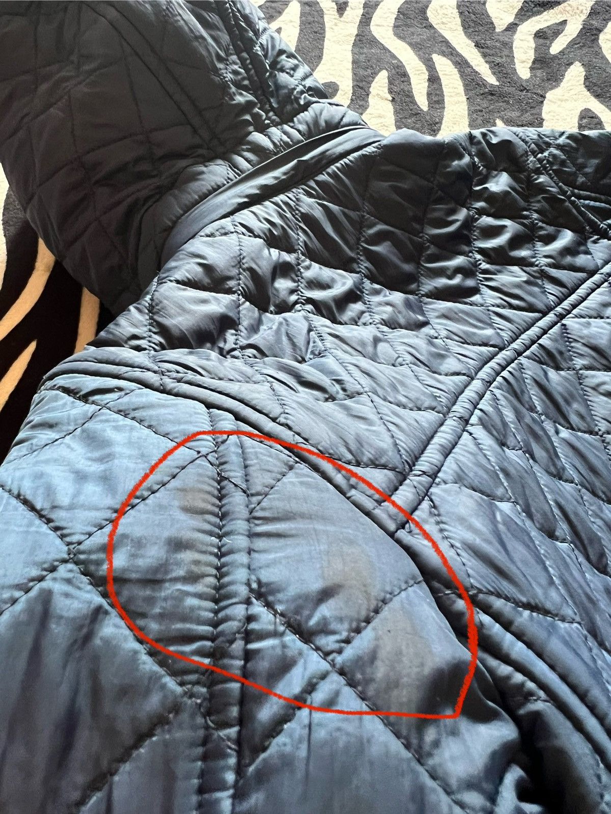 Burberry Burberry Kids Navy Blue Quilted Jacket 6Y 116cm Size US XXS / EU 40 - 20 Thumbnail