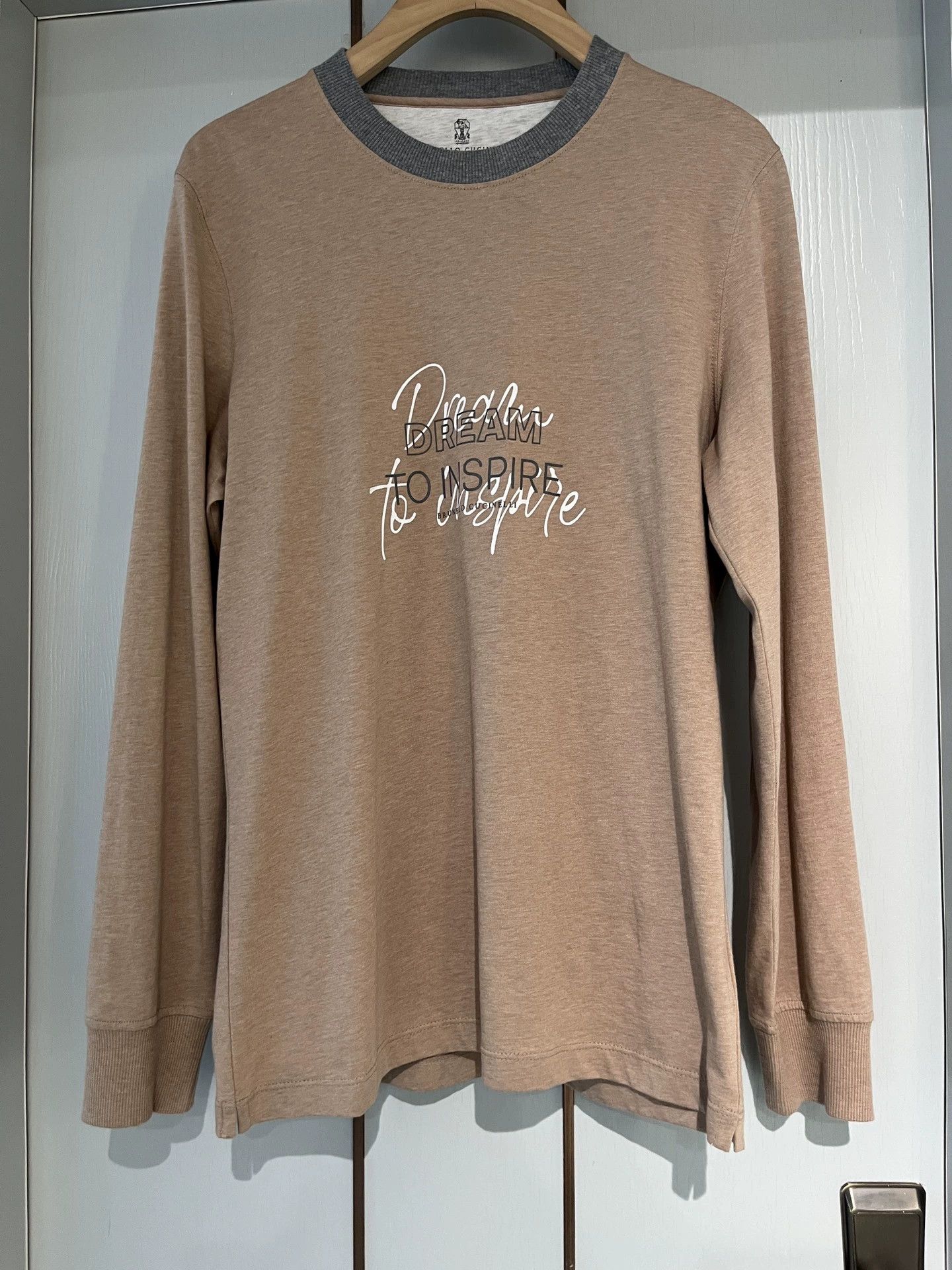 Brunello Cucinelli Brunello Cucinelli Men's Long Sleeve Tee - dmc Size US S / EU 44-46 / 1 - 1 Thumbnail