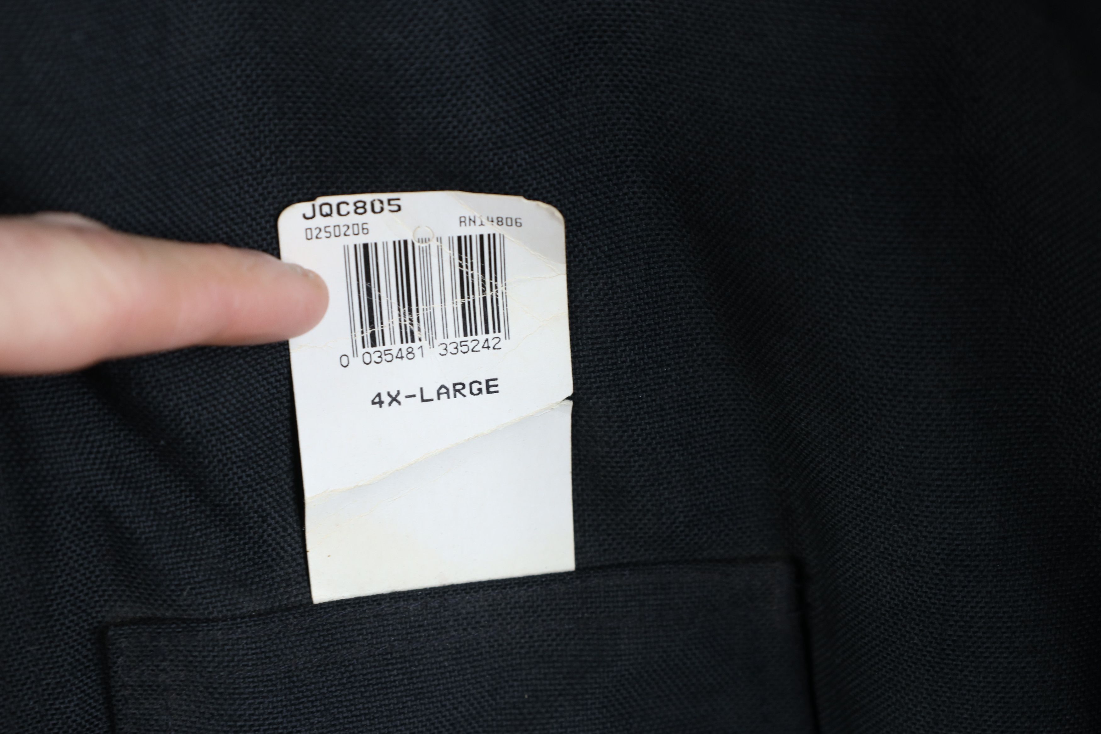 Carhartt Deadstock Vintage 90s Carhartt Bomber Jacket Black USA Size US XXL / EU 58 / 5 - 6 Thumbnail