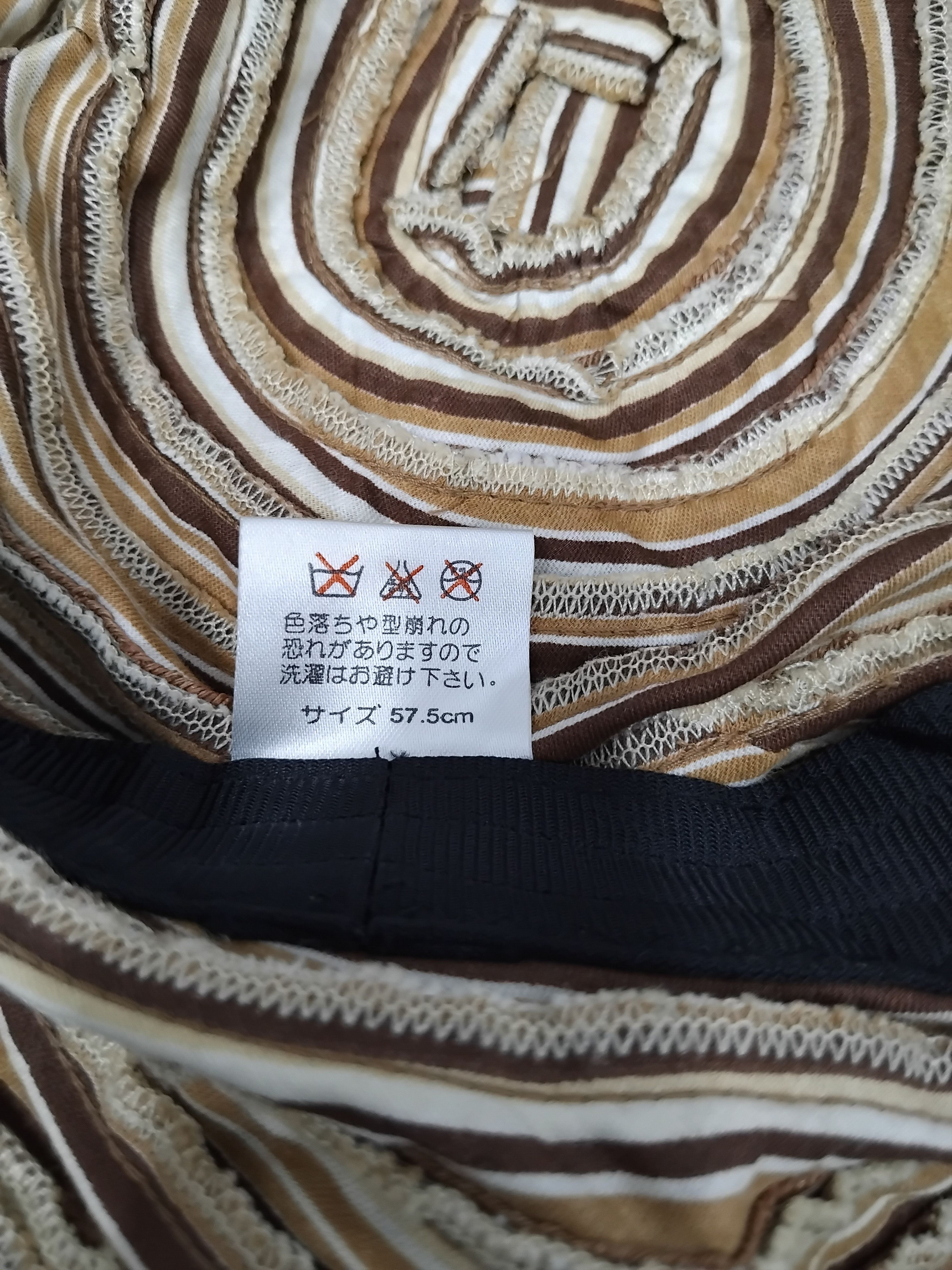 Japanese Brand Stripe Japanese style old school hat Size ONE SIZE - 2 Thumbnail