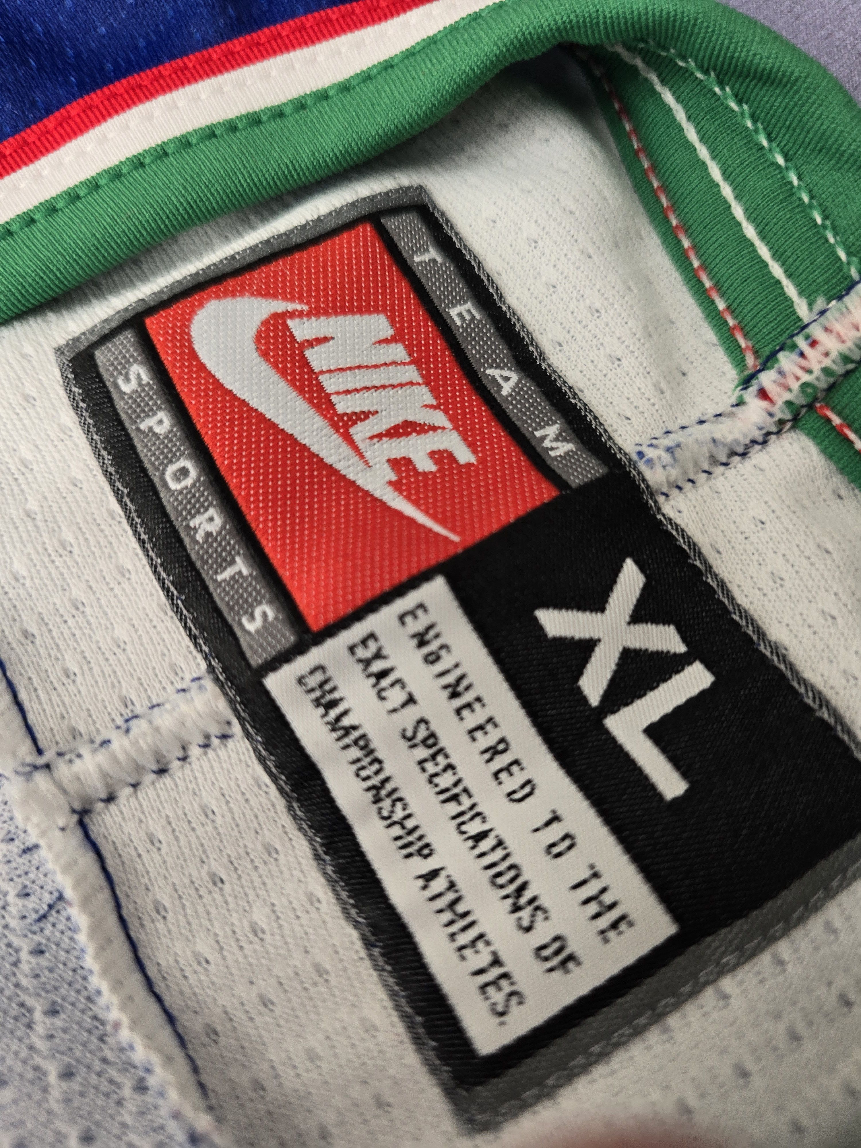 Nike × Vintage Vintage Nike Hockey Jersey Italy 90s XL Size US XL / EU 56 / 4 - 3 Thumbnail