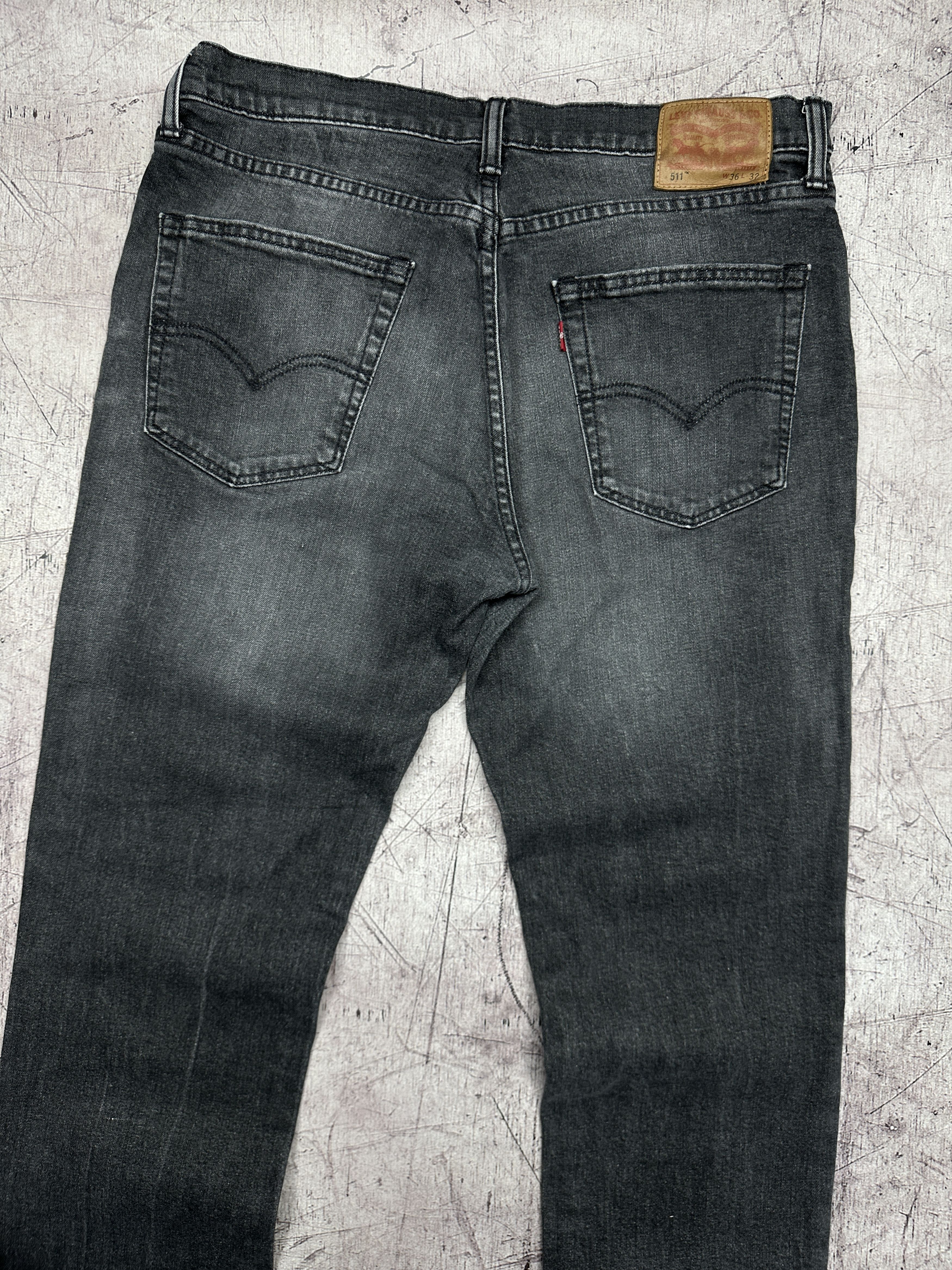 Levi's Levi's 511 Mens Denim Pants Jeans Size 36 x 32 Size US 36 / EU 52 - 2 Thumbnail