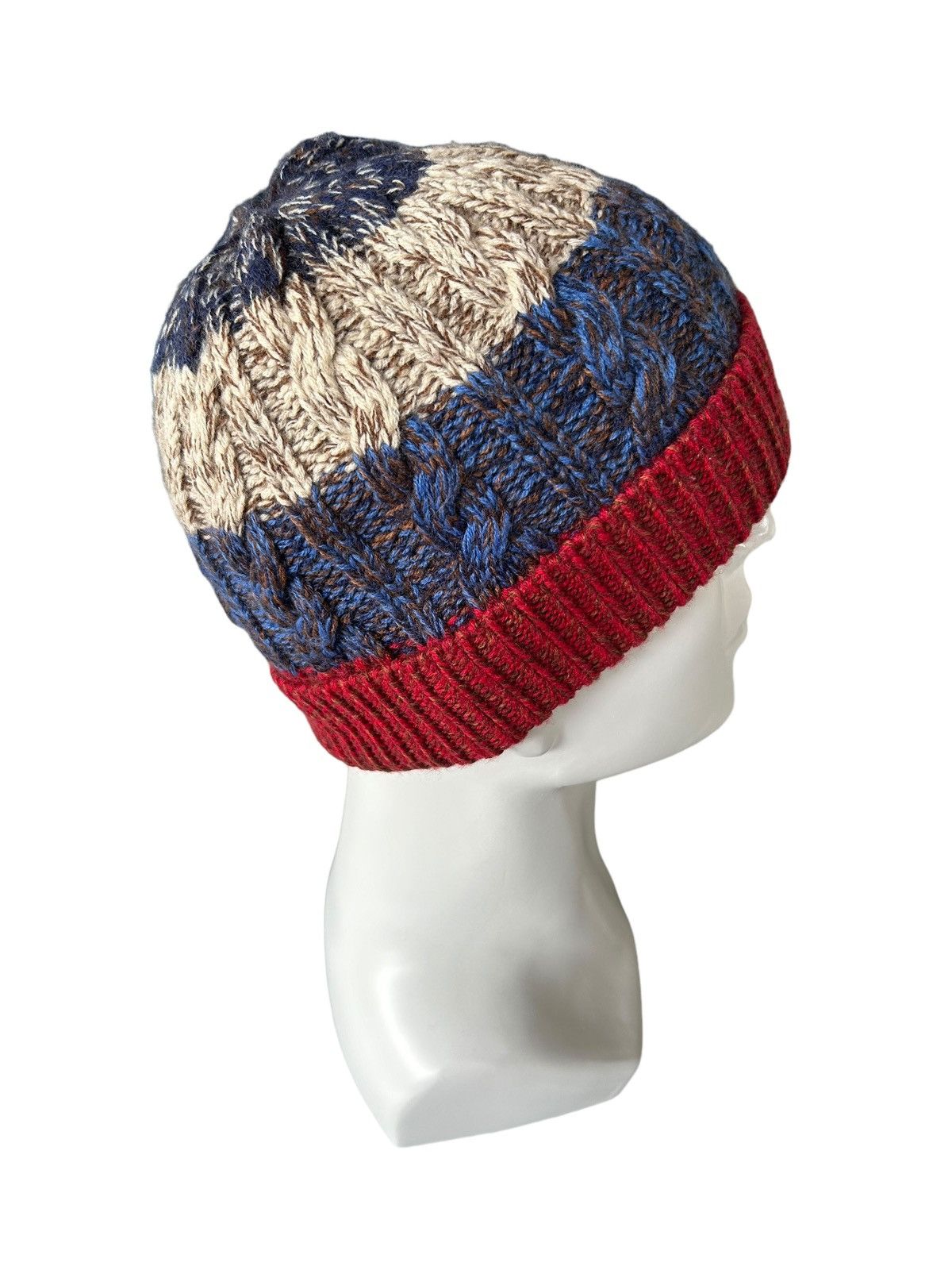 Japanese Brand × Kapital × Vintage Denim Factory Japanese Brand knitt Beanie Hats Size ONE SIZE - 4 Thumbnail