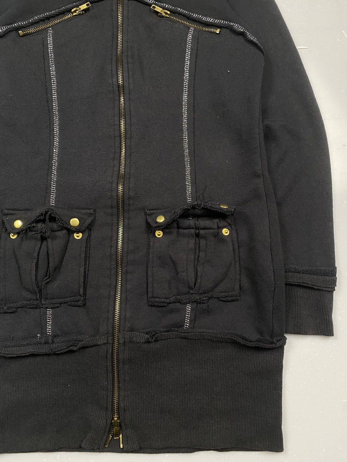 If Six Was Nine Japan Goth Spiga Bondage Multizip Slim Zip Up Size S / US 4 / IT 40 - 2 Thumbnail
