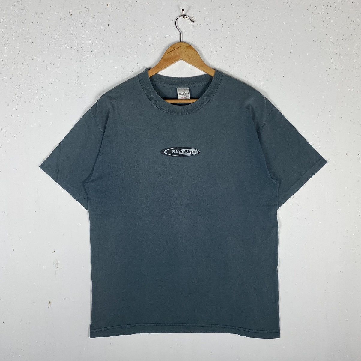 Vintage Vintage 90's BLACK FLYS EYE Skate Streetwear Faded Tee Size US L / EU 52-54 / 3 - 5 Thumbnail