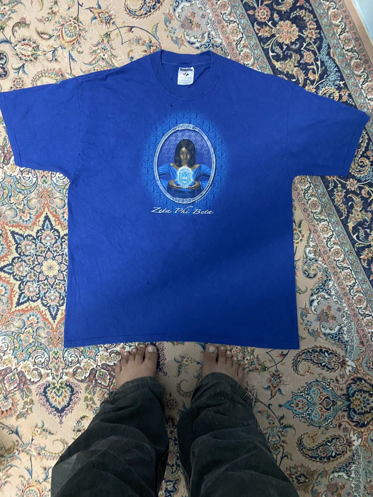 Jerzees × Vintage Vintage 1998 Zeta Plu Beta Tag Jerzees Size US XL / EU 56 / 4 - 2 Thumbnail