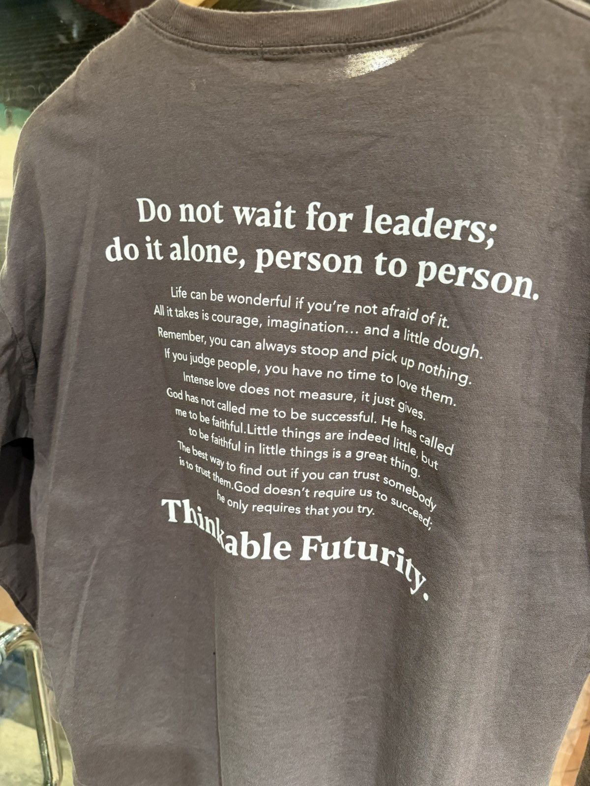 Other Wego Wording tee Size US M / EU 48-50 / 2 - 4 Thumbnail