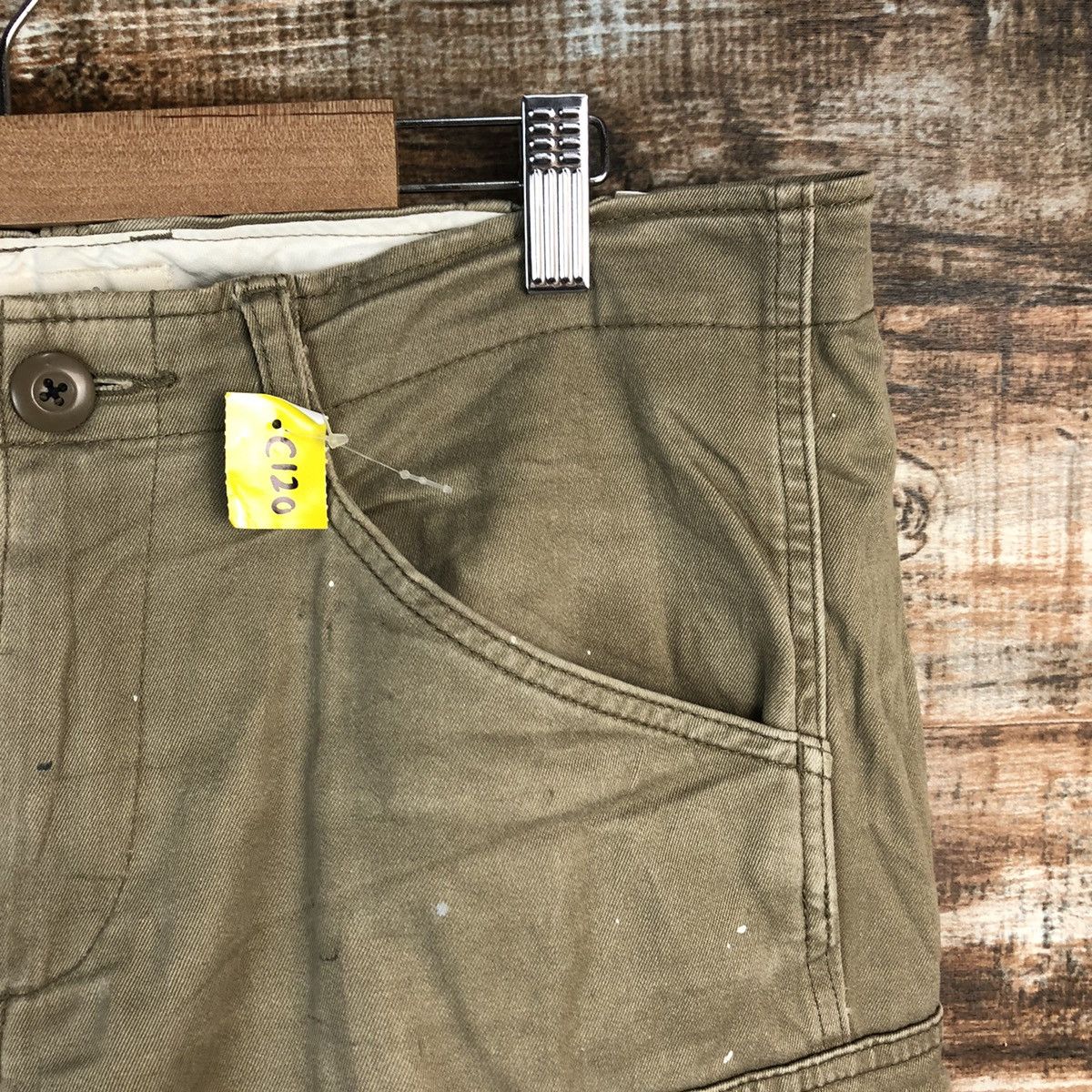 Japanese Brand DL Back Number Brown Cargo Multpocket Pants #C120 Size US 32 / EU 48 - 8 Thumbnail