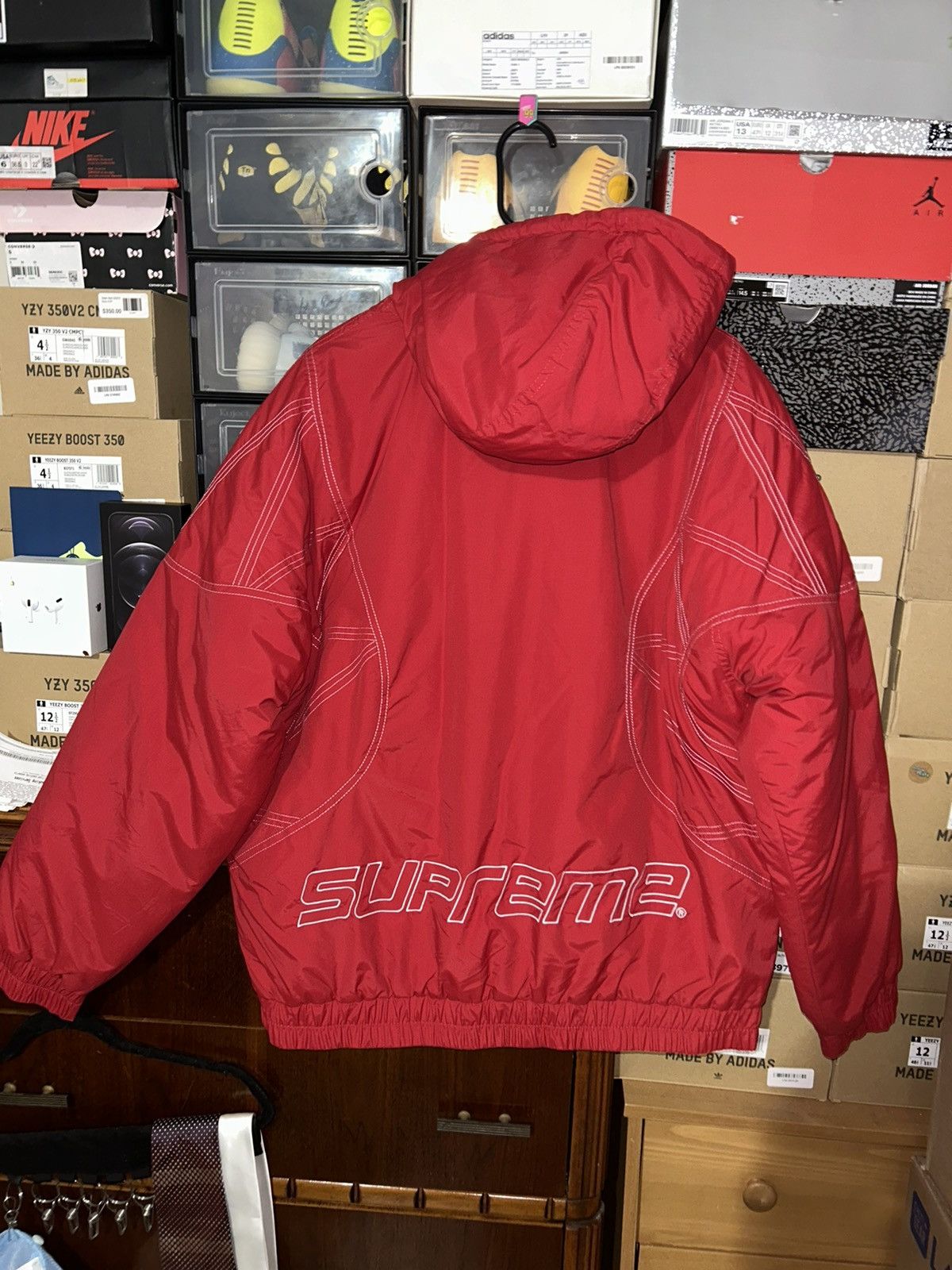 Supreme Supreme Zig Zag Stitch Puffy Jacket FW18 size Large NEW Size US L / EU 52-54 / 3 - 1 Thumbnail
