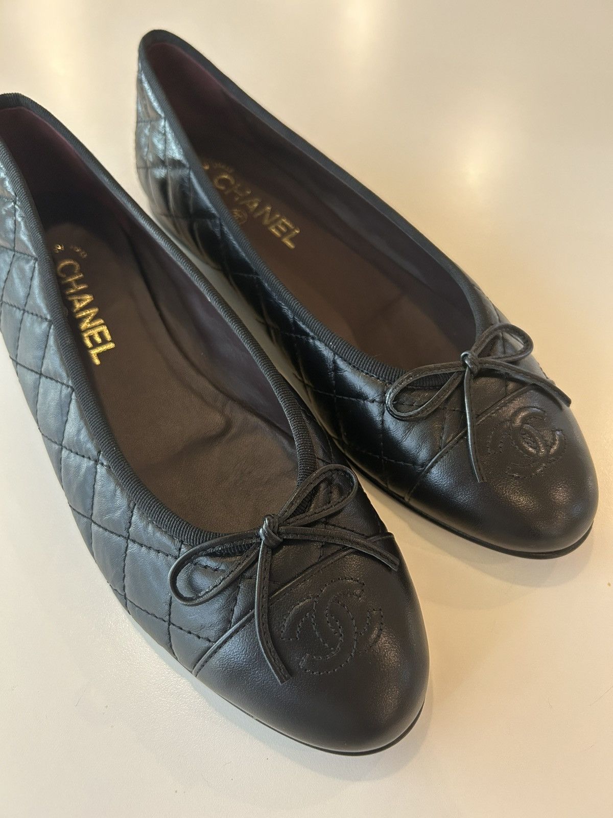 Chanel Chanel Quilted Ballet Flats Size US 10 / IT 40 - 3 Thumbnail