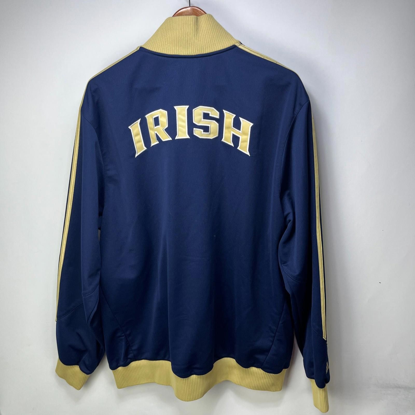 Adidas Vintage Adidas Notre Dame Fighting Irish Track Jacket XL Size ONE SIZE - 6 Thumbnail