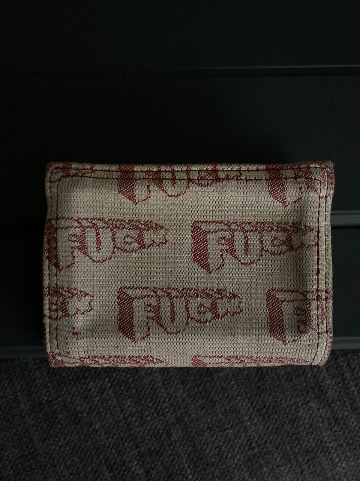 image of Very Robert Crumb Supreme Porter Wallet in Red, Men's