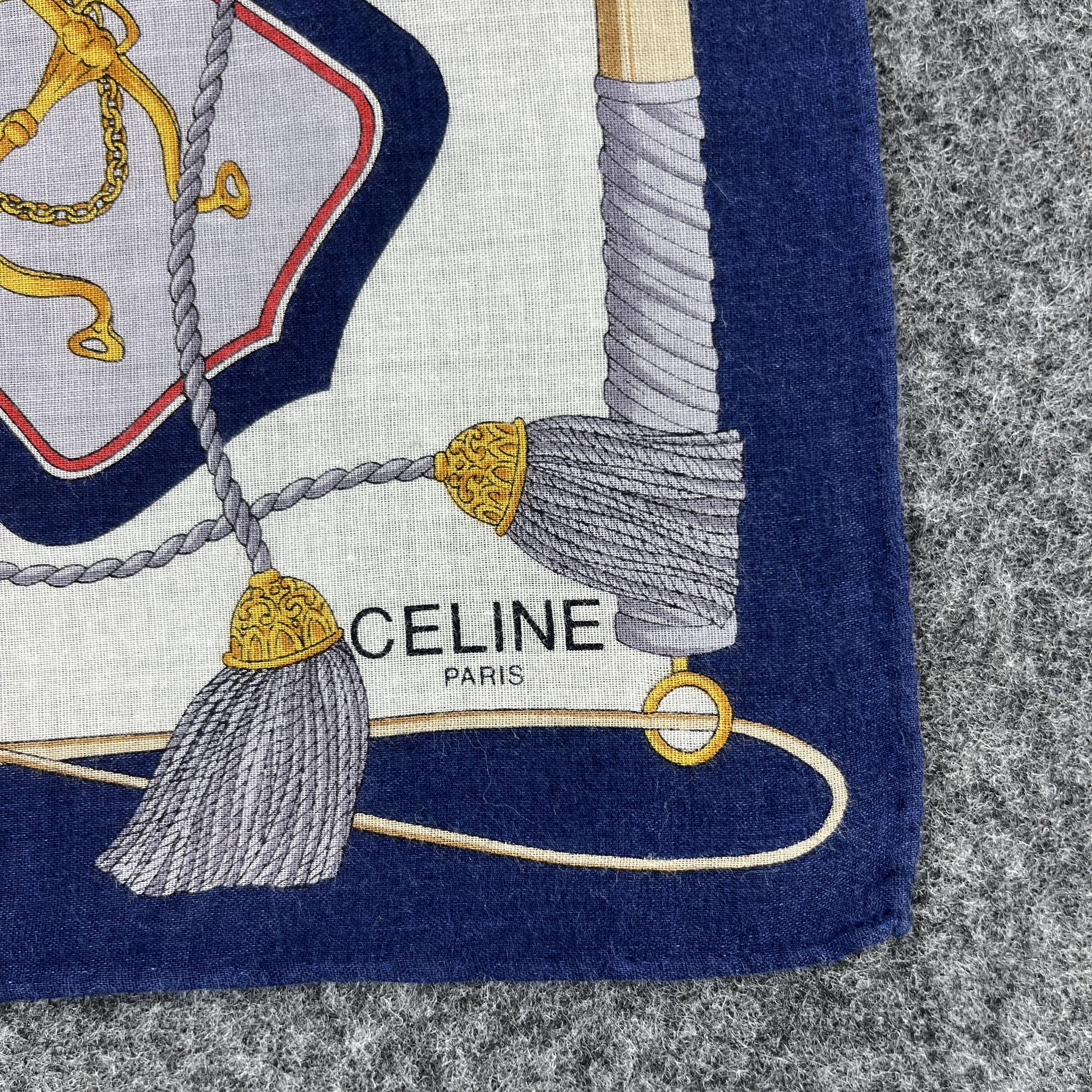 Celine Vintage Celine Handkerchief / Neckerchief / Headscarf B140 Size ONE SIZE - 3 Thumbnail