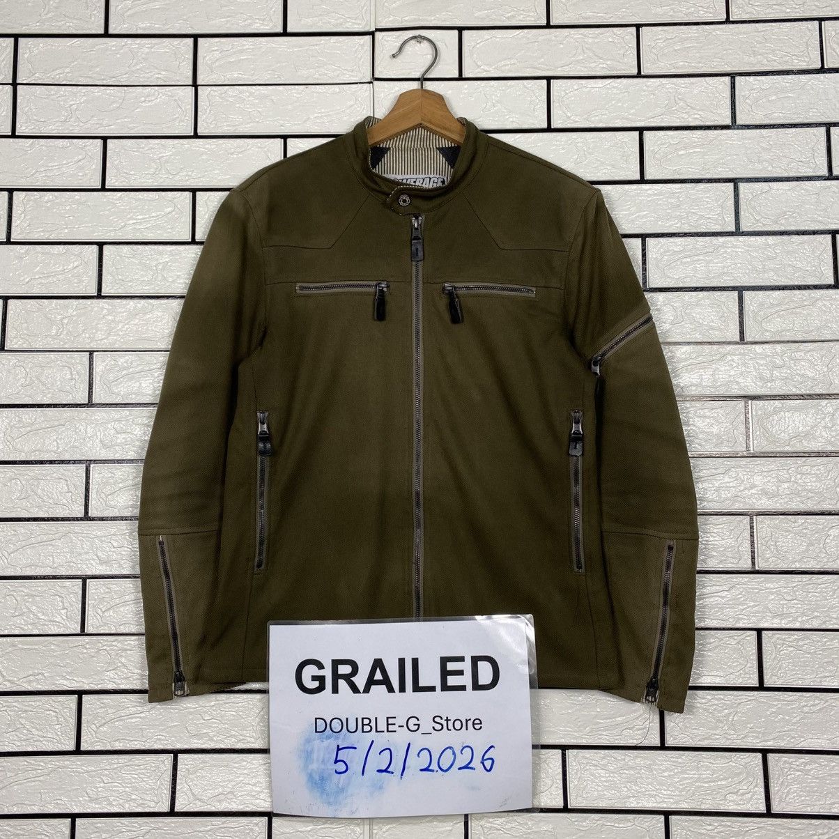 Japanese Brand 📌Powerage Motorcycle Equipment Racing Jacket Biker Size US M / EU 48-50 / 2 - 1 Thumbnail