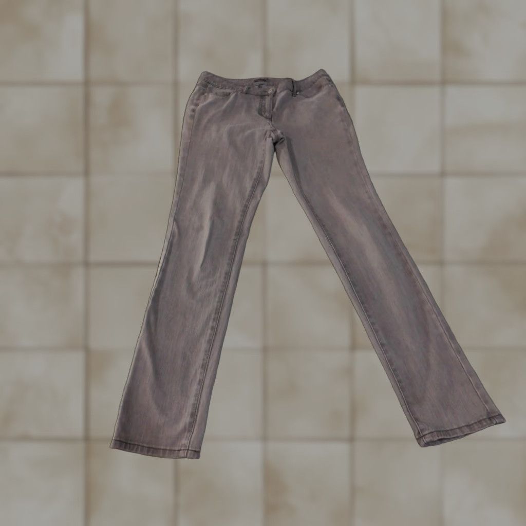J.McLaughlin J. McLaughlin Pants Womens 6 Gray Straight Leg Stretch Cotton Spandex Denim Jeans Size 28" / US 6 / IT 42 - 1 Thumbnail
