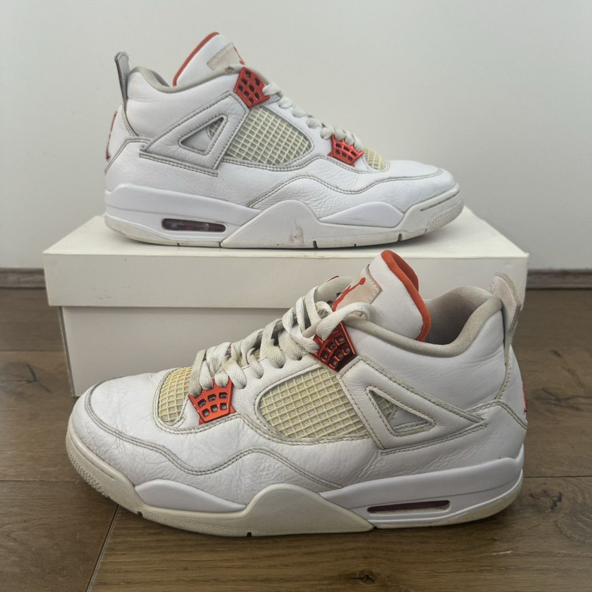 Jordan Brand Jordan 4 Retro Metallic Orange Size US 10 / EU 43 - 2 Thumbnail