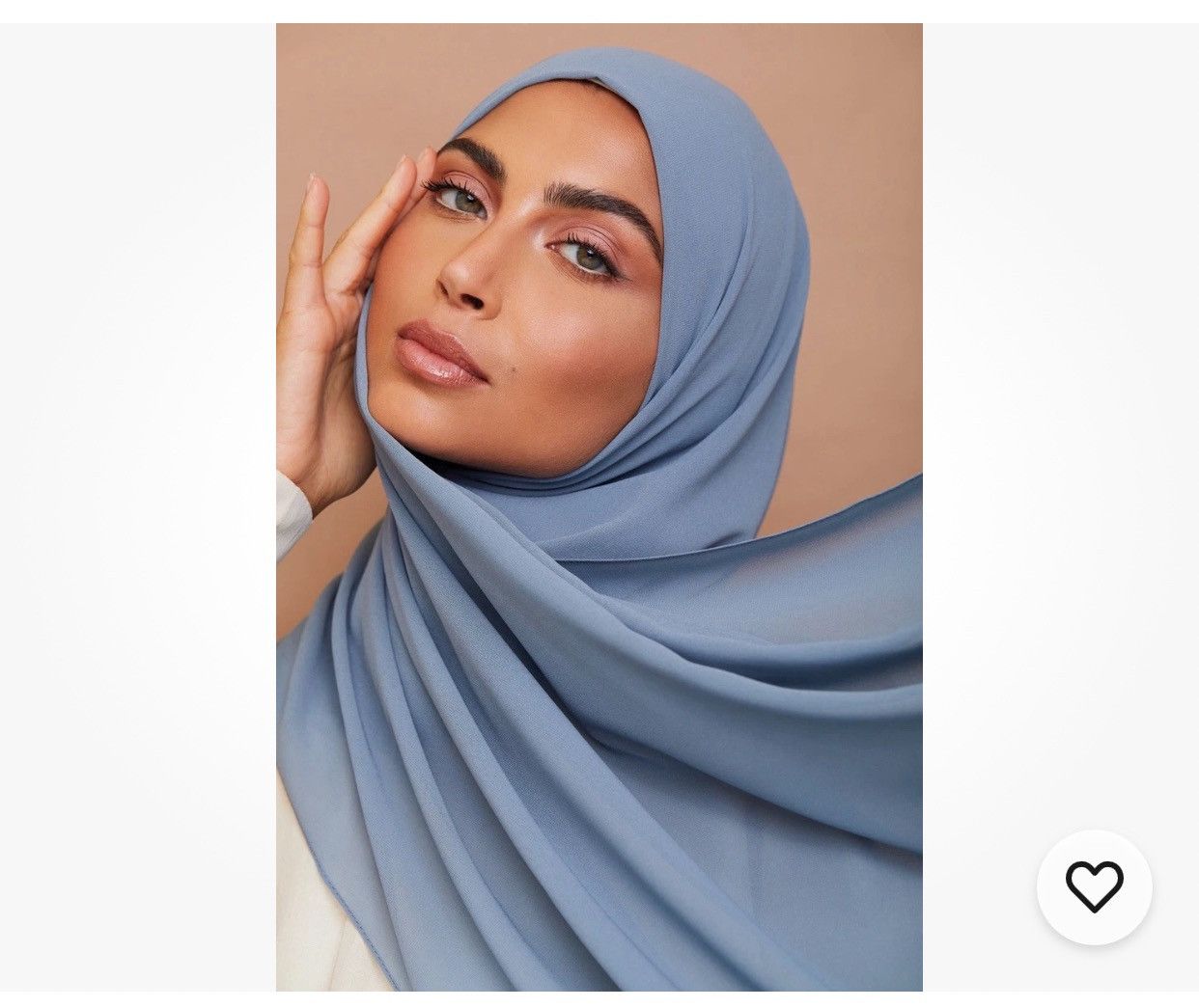 Other VOILE CHIC Premium Chiffon Light Blue Hijab Scarf For Women Size ONE SIZE - 1 Thumbnail