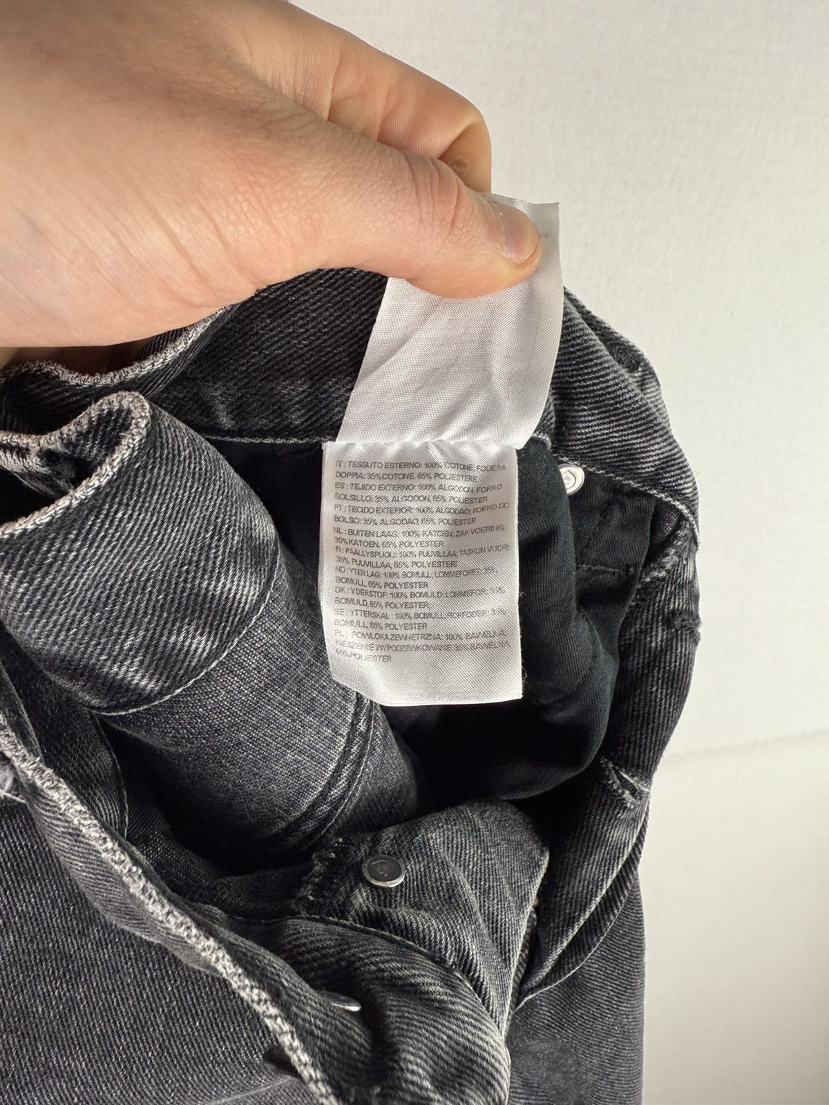 Carhartt Wip Carhartt WIP Klondike Jeans Black Faded Denim Size US 29 - 6 Thumbnail