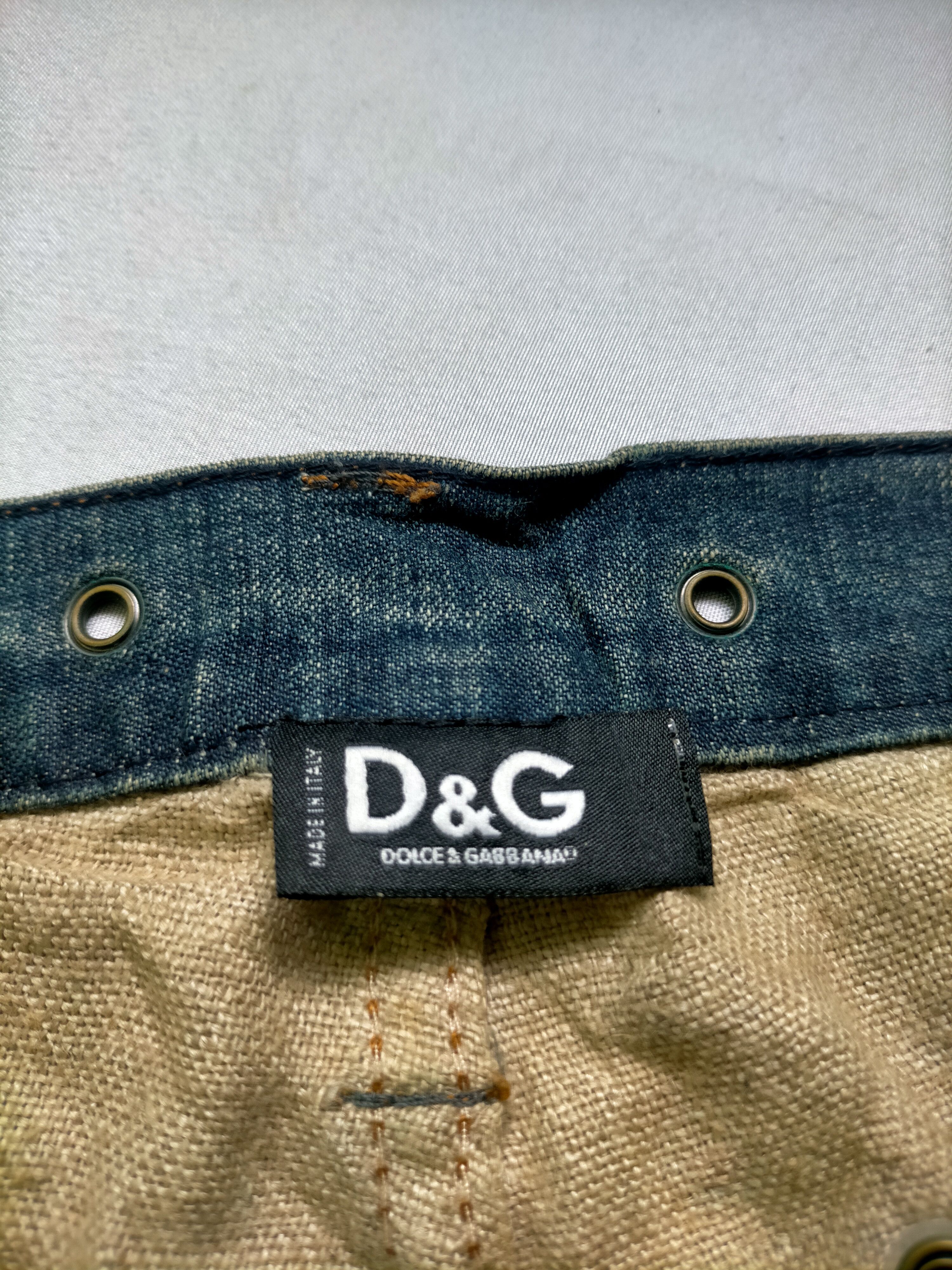 Dolce & Gabbana Vintage Dolce Gabbana Hybrid 90s Flare Denim Size US 36 / EU 52 - 15 Thumbnail