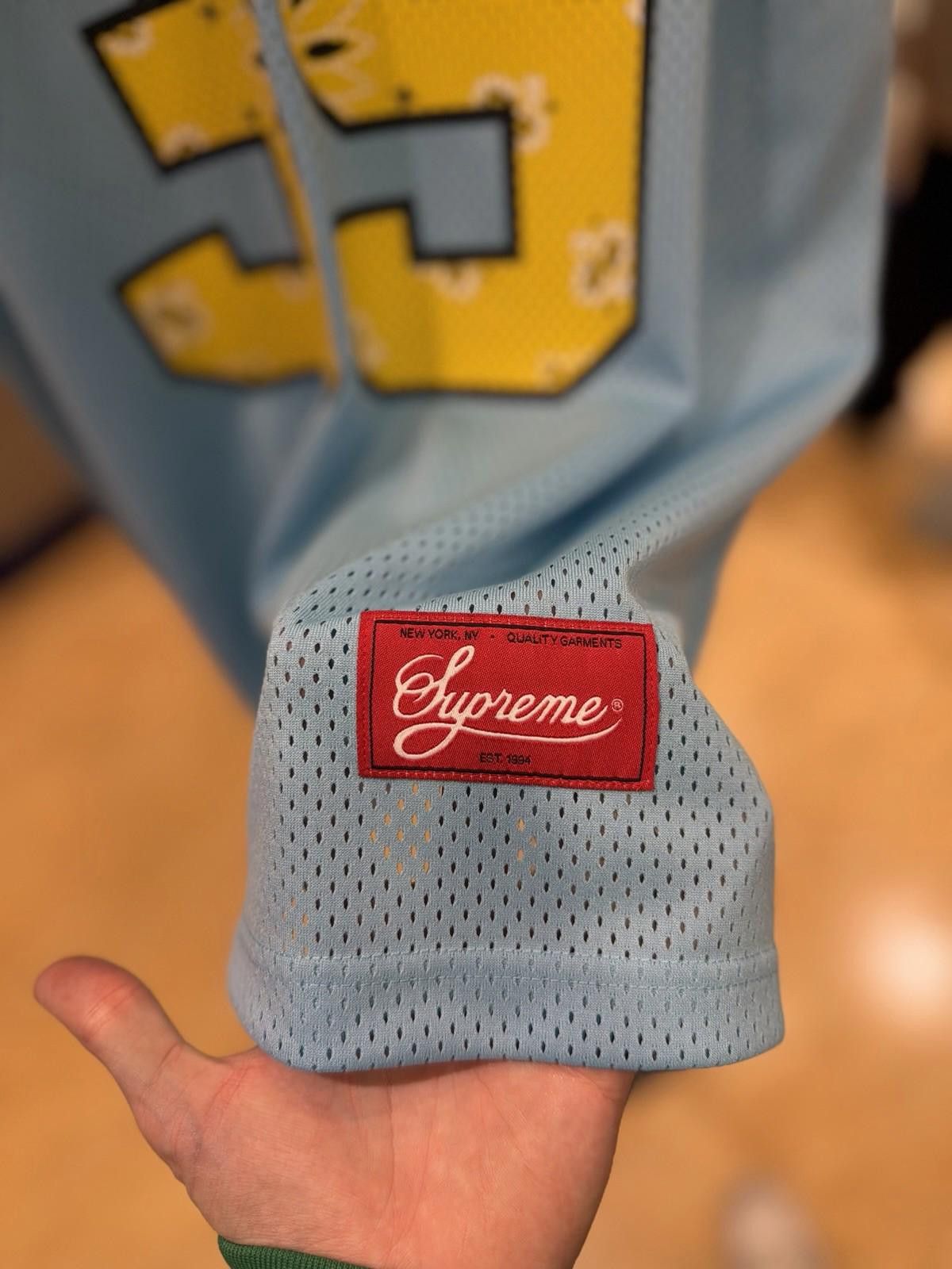 Supreme Brand New Supreme Jerseys Blue Bandanna 100% Authentic (XXL) Size US XXL / EU 58 / 5 - 8 Thumbnail